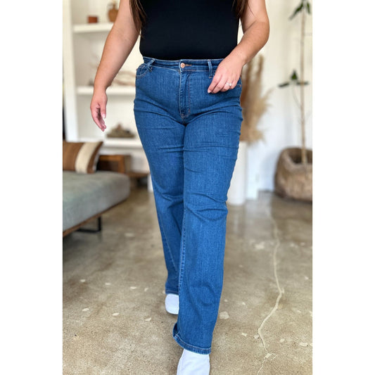 Judy Blue Full Size High Rise Straight Jeans