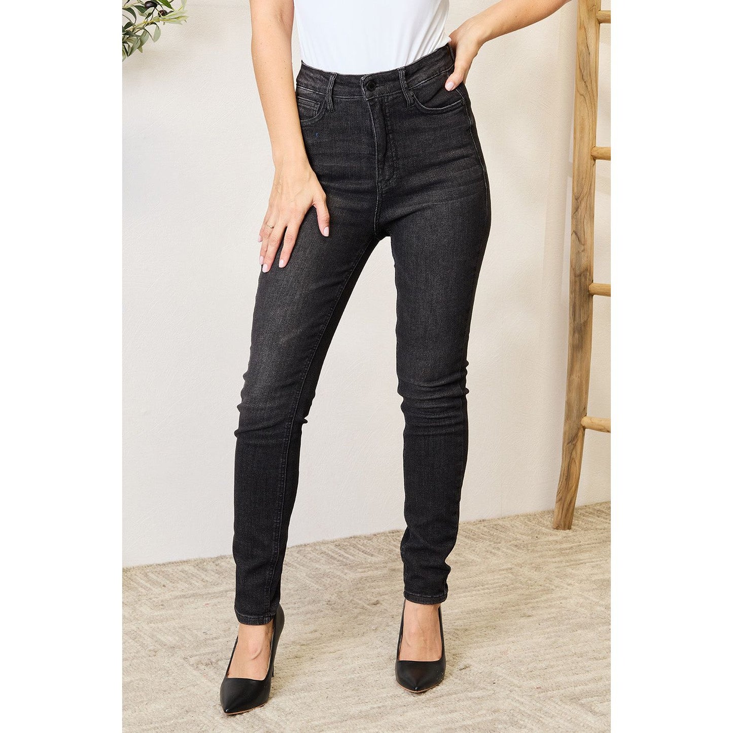 Judy Blue Full Size Tummy Control High Waist Denim Jeans