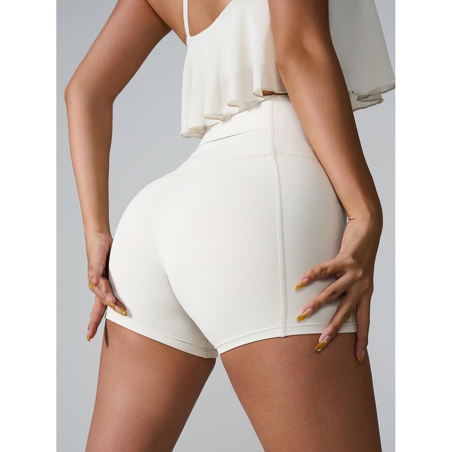 High Waist Active Shorts