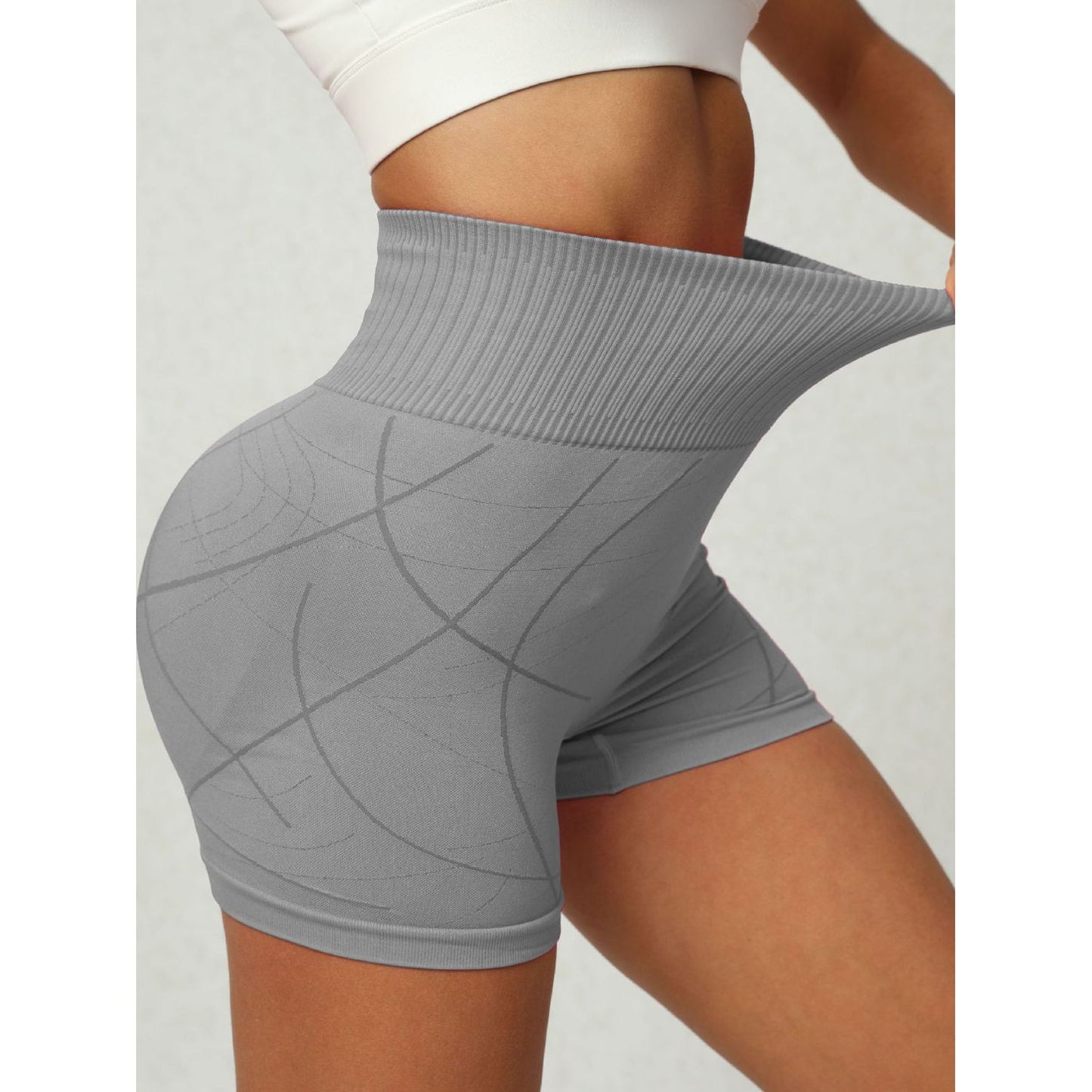 High Waist Active Shorts