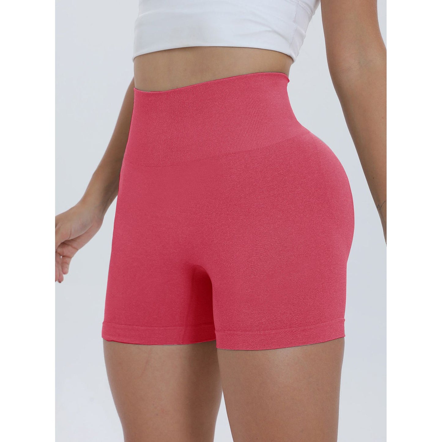 High Waist Active Shorts