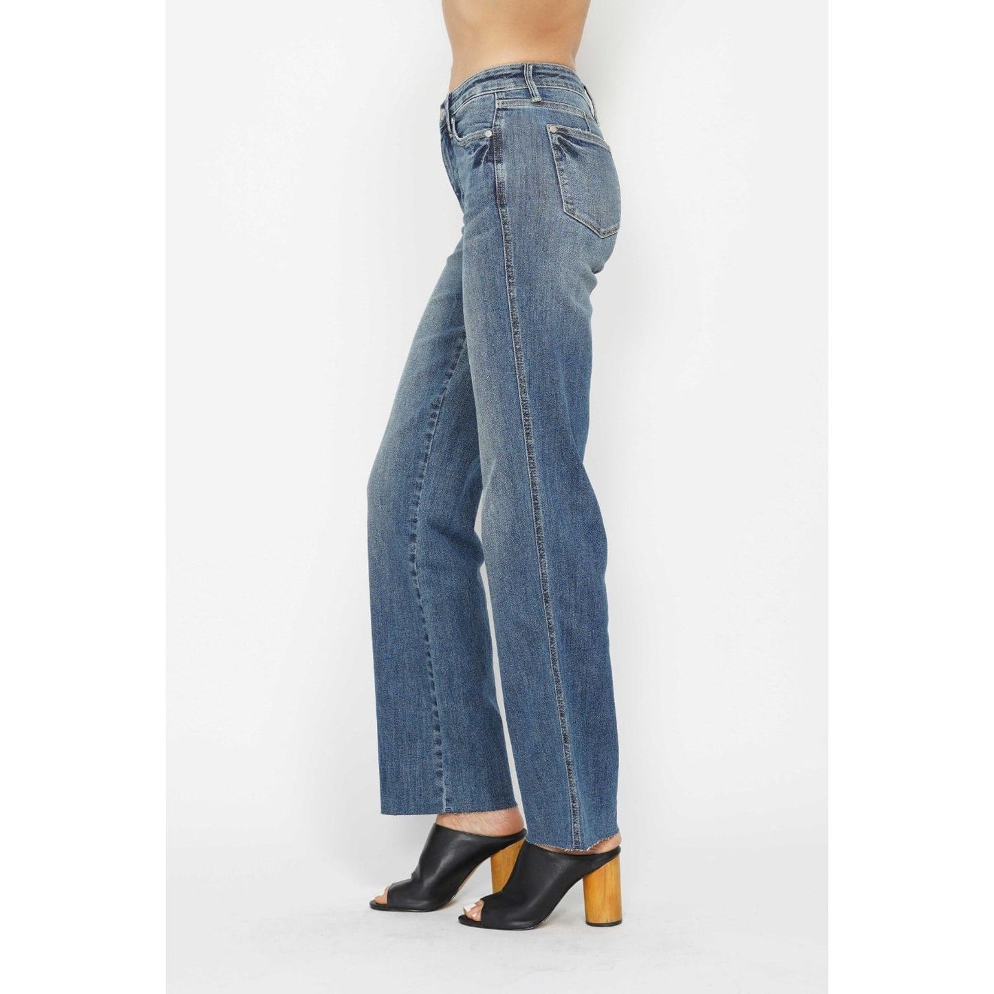 Judy Blue Full Size Tummy Control Straight Jeans