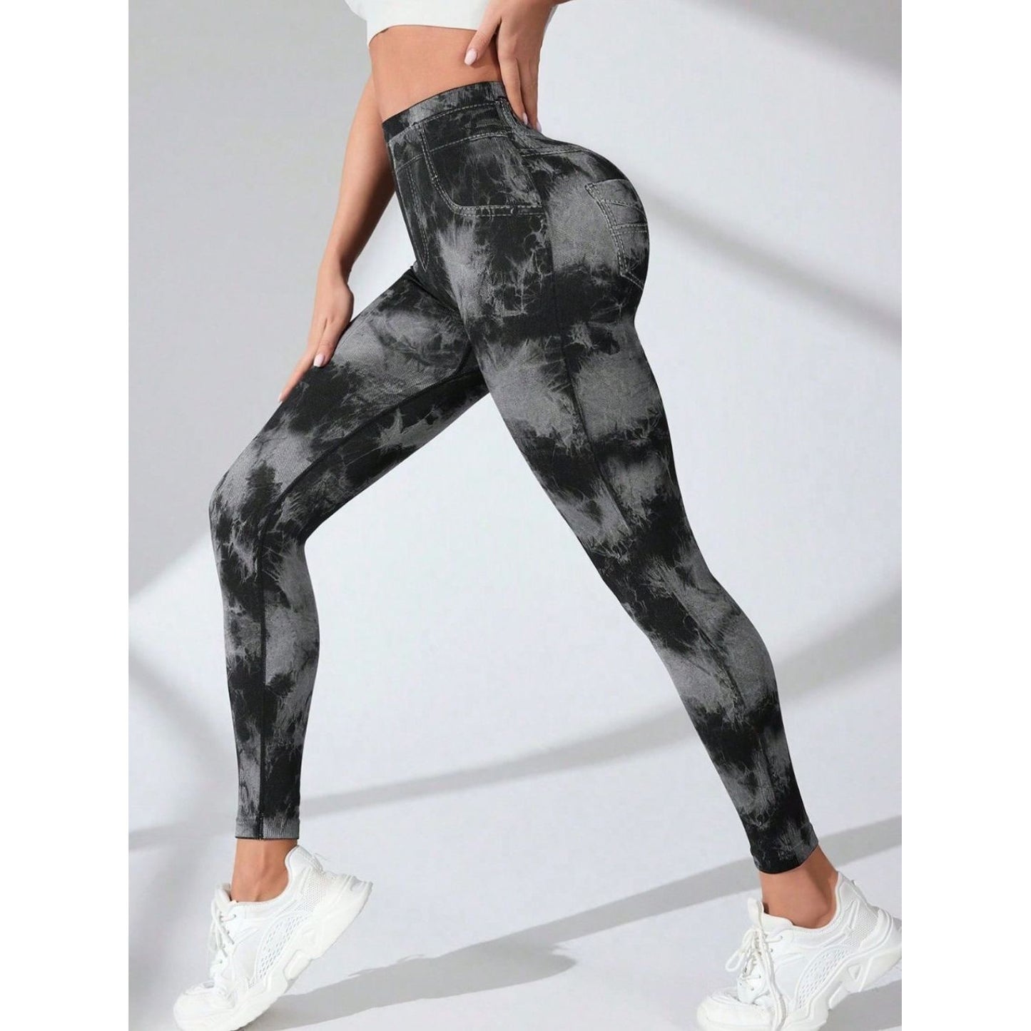 Tie-Dye High Waist Active Leggings