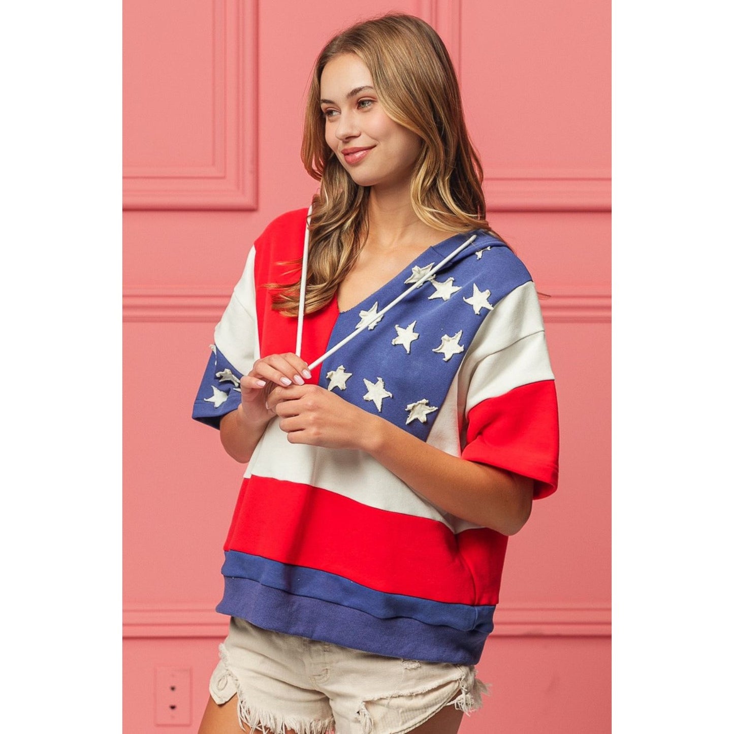 BiBi American Flag Theme Hoodie