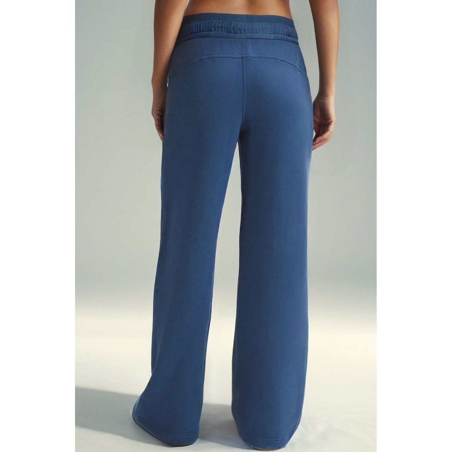 Drawstring Wide Leg Active Pants