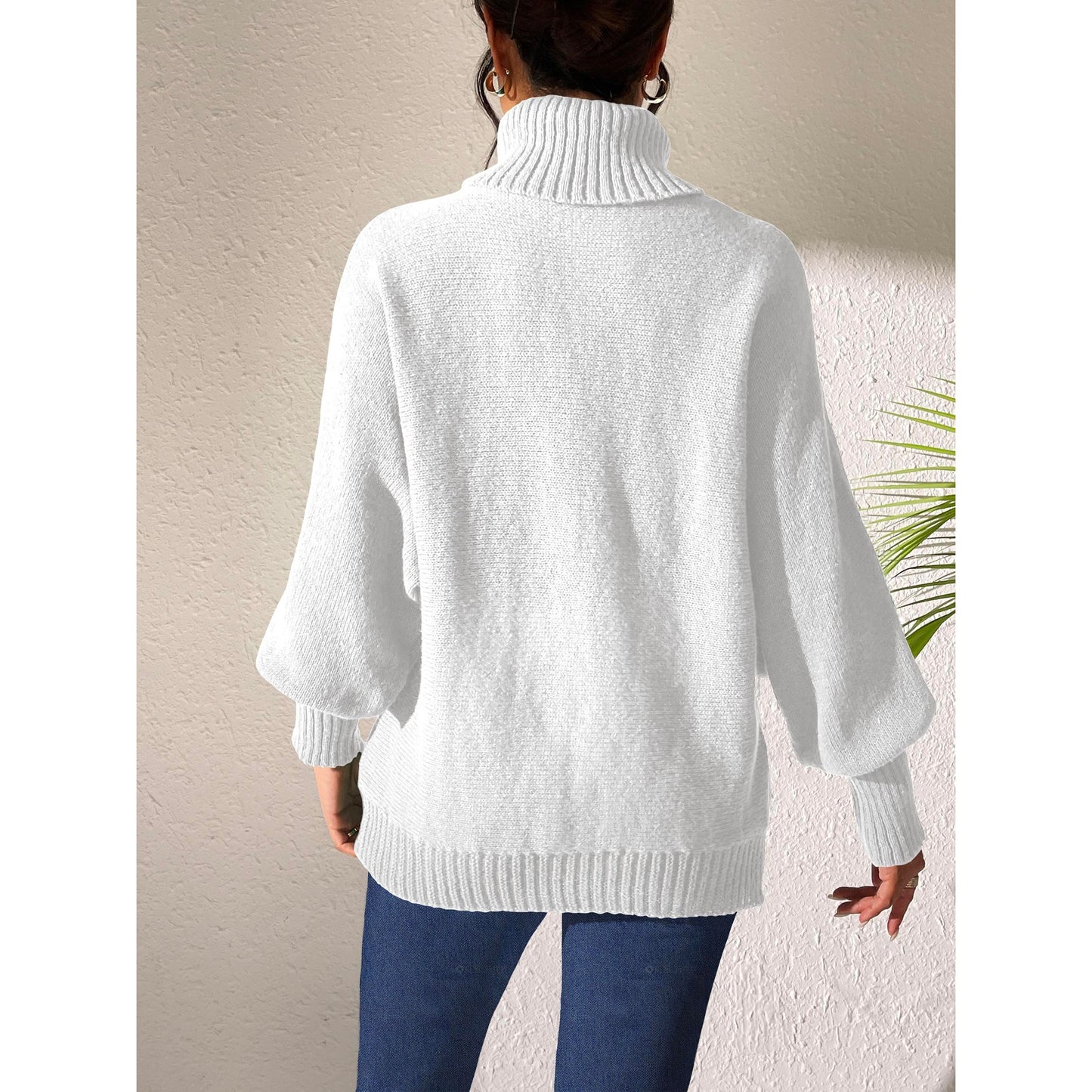 Turtleneck Long Sleeve Sweater