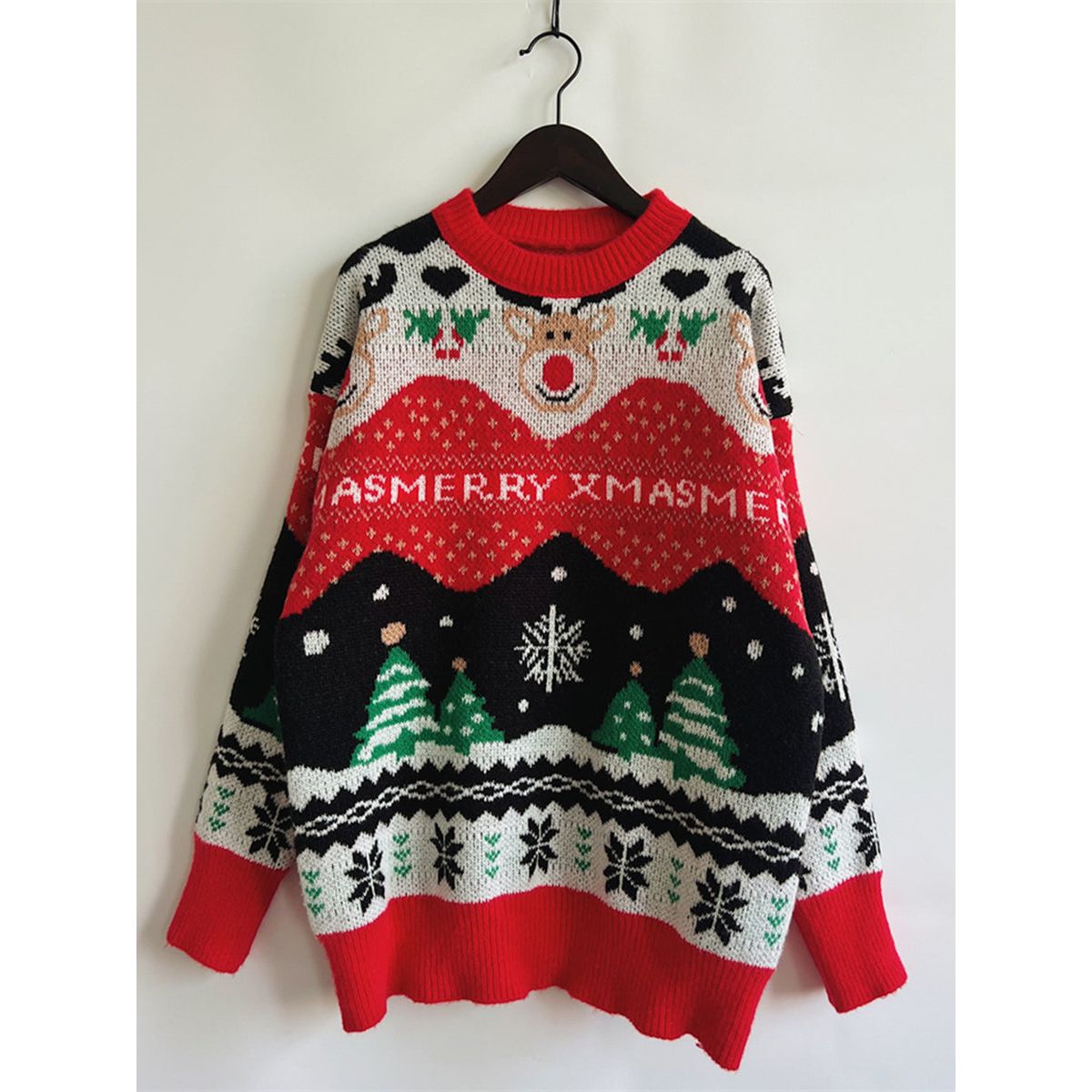 Christmas Element Long Sleeve Sweater