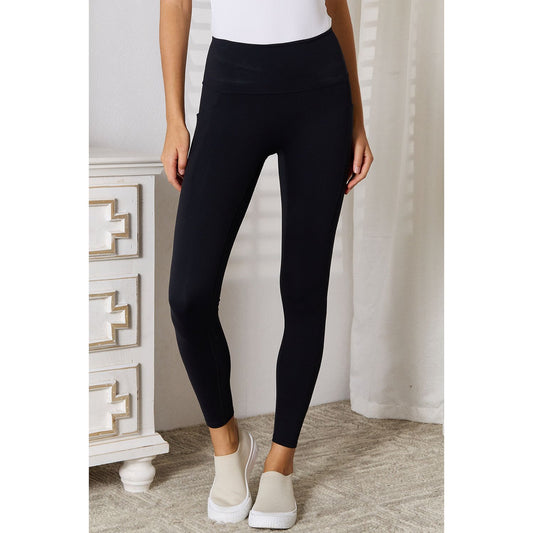 Basic Bae Wide Waistband Sports Leggings