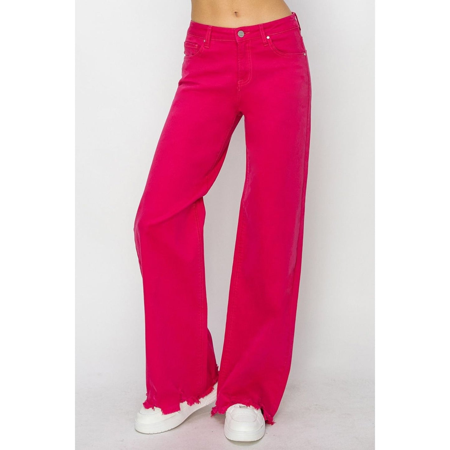 RISEN High Rise Wide Leg Jeans