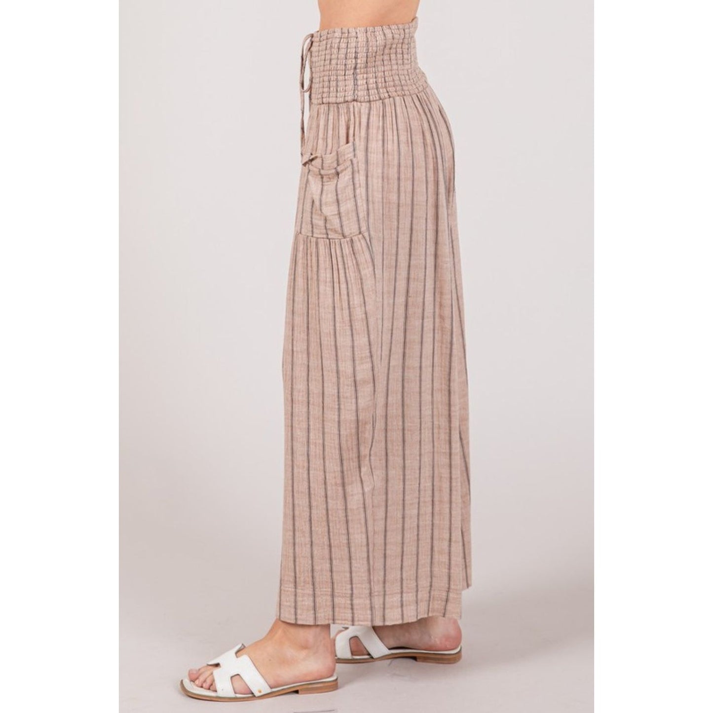 SAGE + FIG Cotton Gauze Wash Stripe Pants