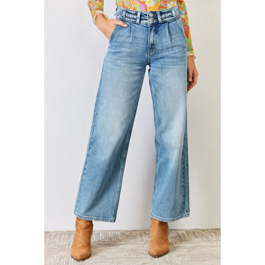 Kancan High Waist Wide Leg Jeans