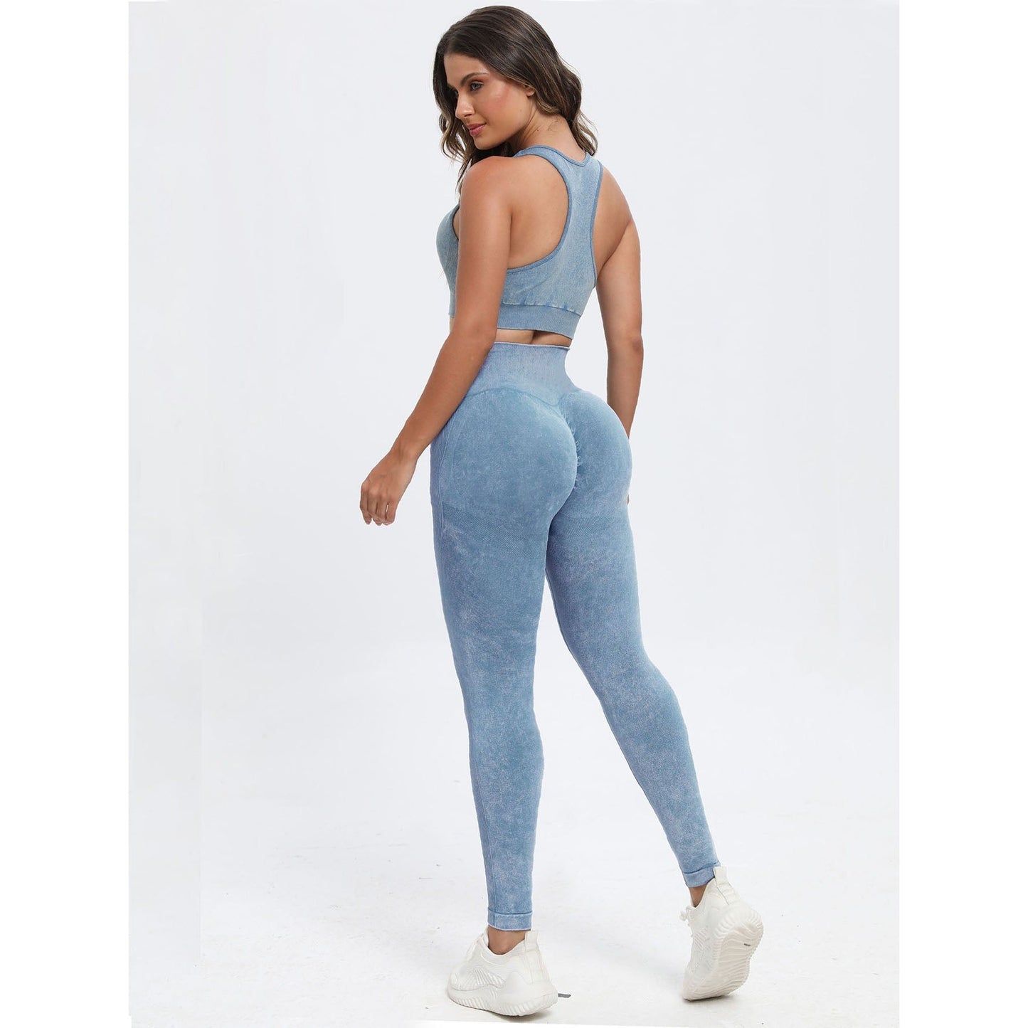 Scoop Neck Wide Strap Top and Pants Active Set