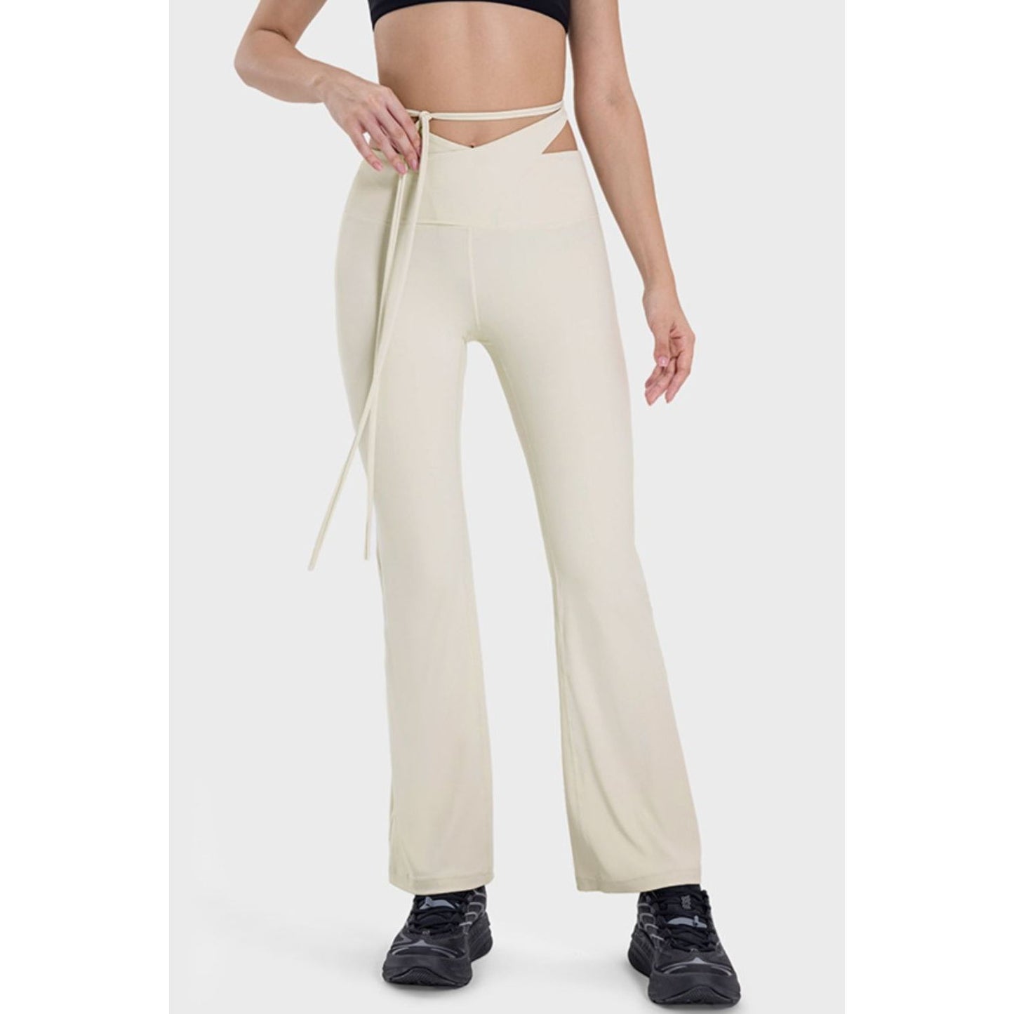 Millennia Tied Mid-Rise Waist Active Pants