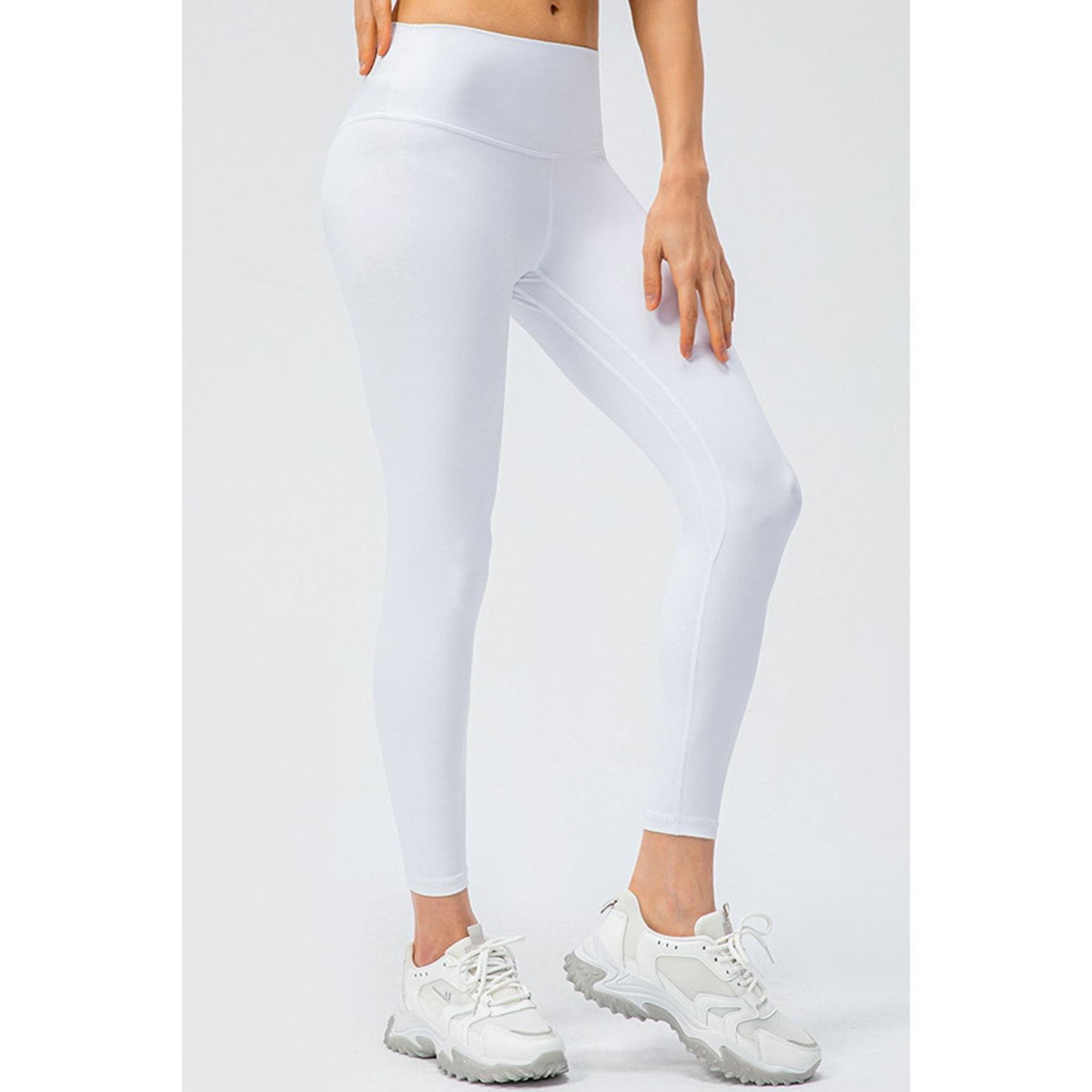 Wide Waistband Slim Fit Active Leggings