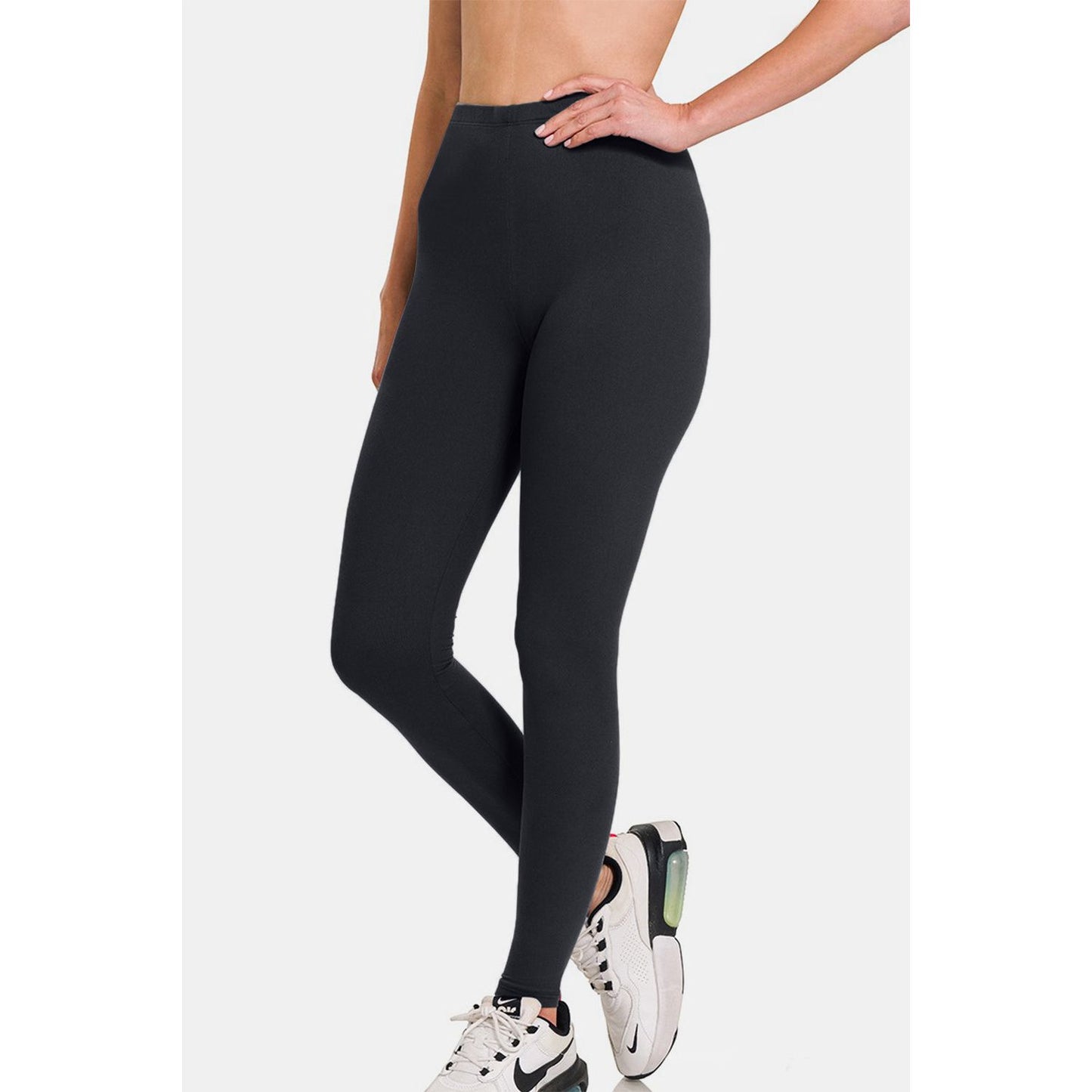 Zenana Premium Microfiber High Waist Leggings