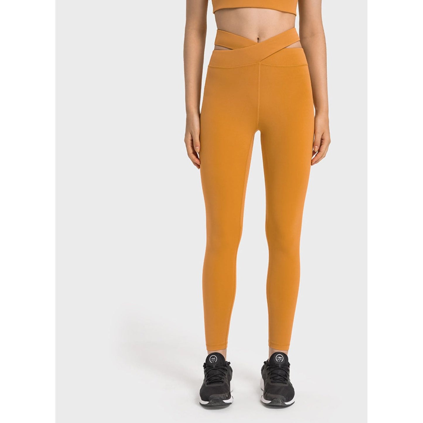 Crisscross Cutout Sports Leggings