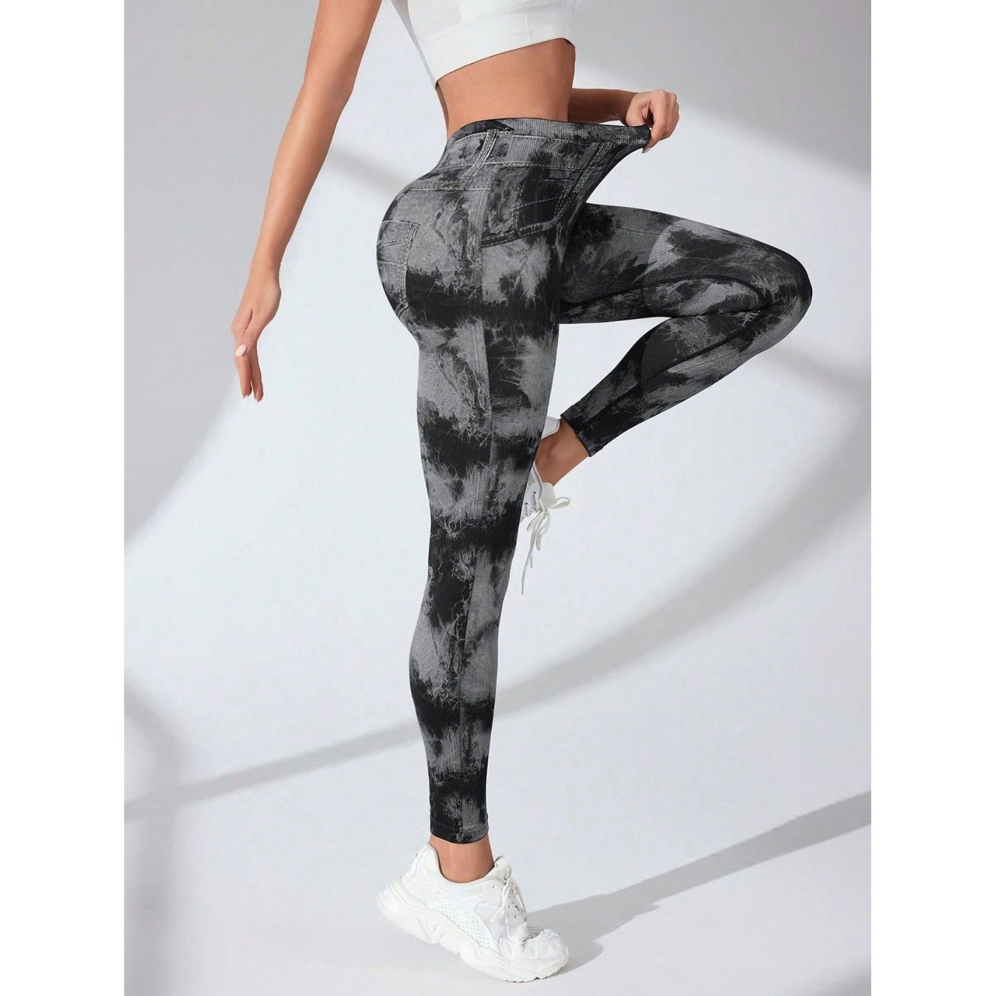 Tie-Dye High Waist Active Leggings