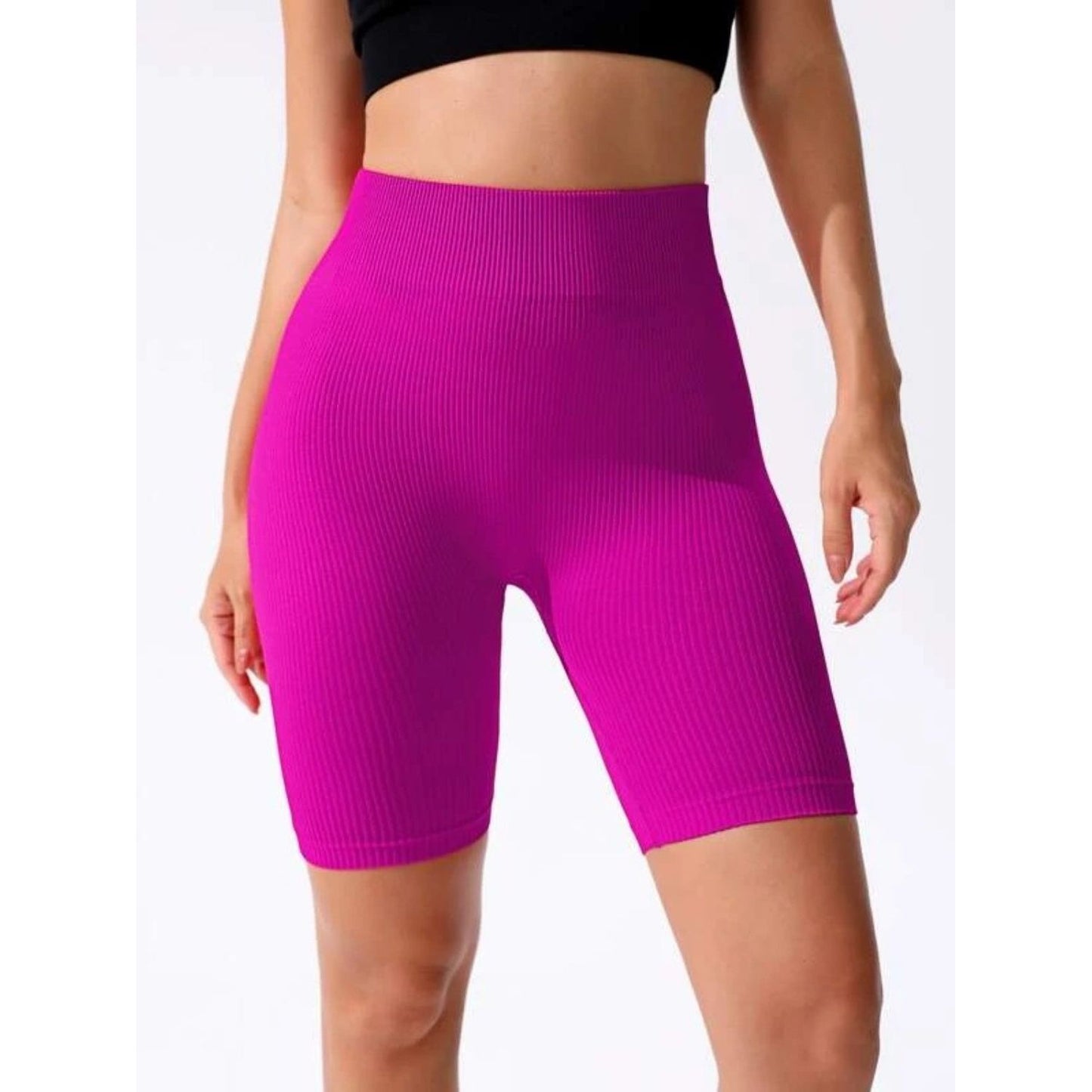 High Waist Active Shorts