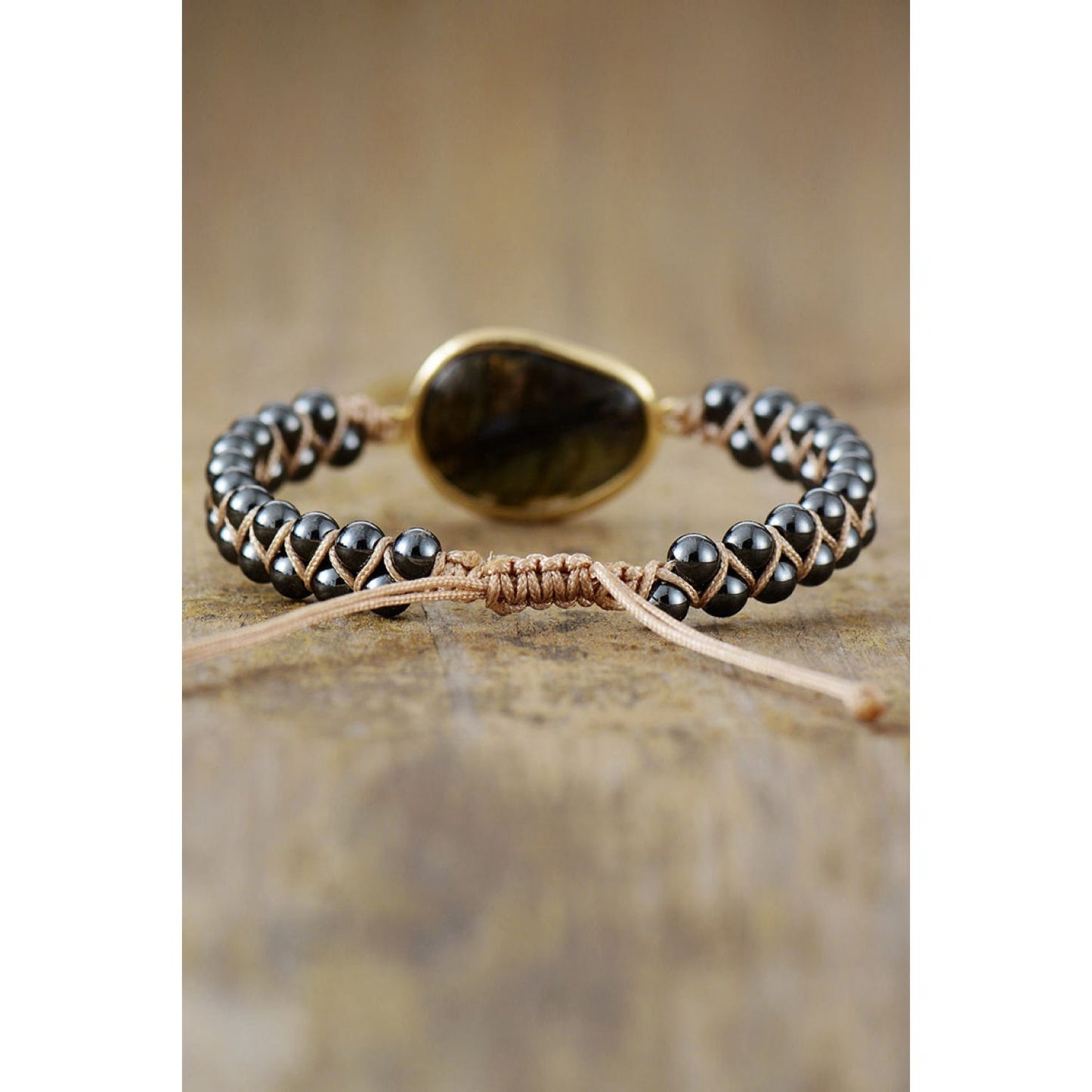 Natural Stone Beaded Bracelet