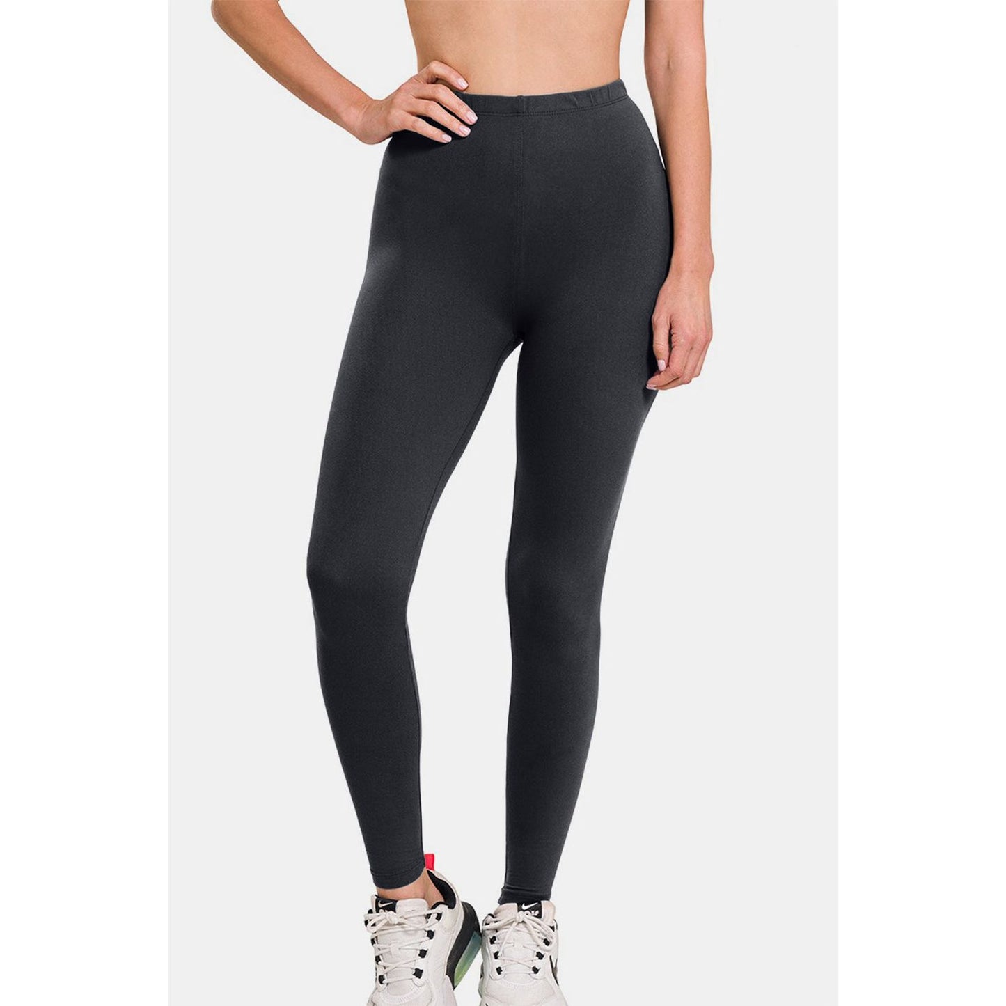 Zenana Premium Microfiber High Waist Leggings