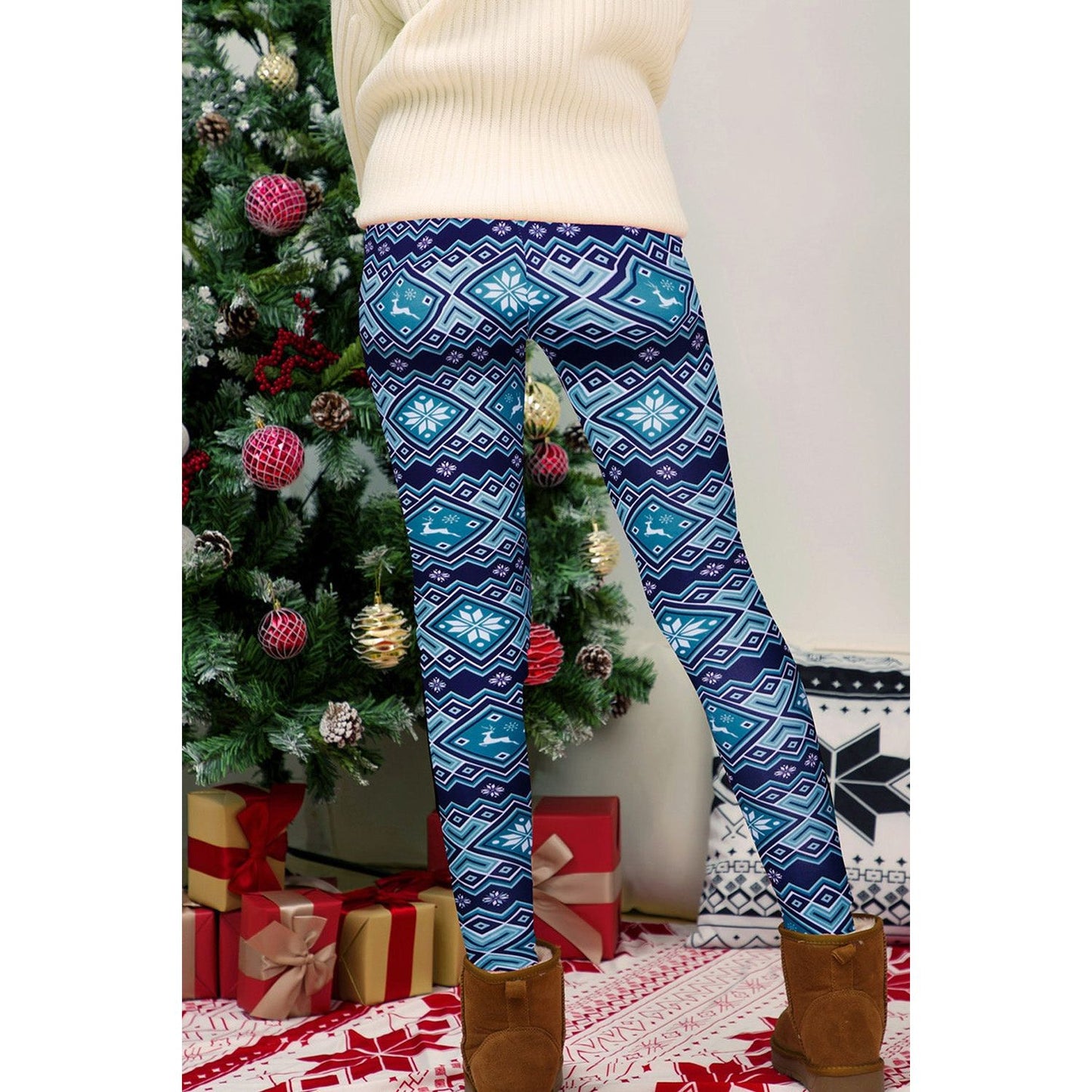 Full Size Geometric Leggings