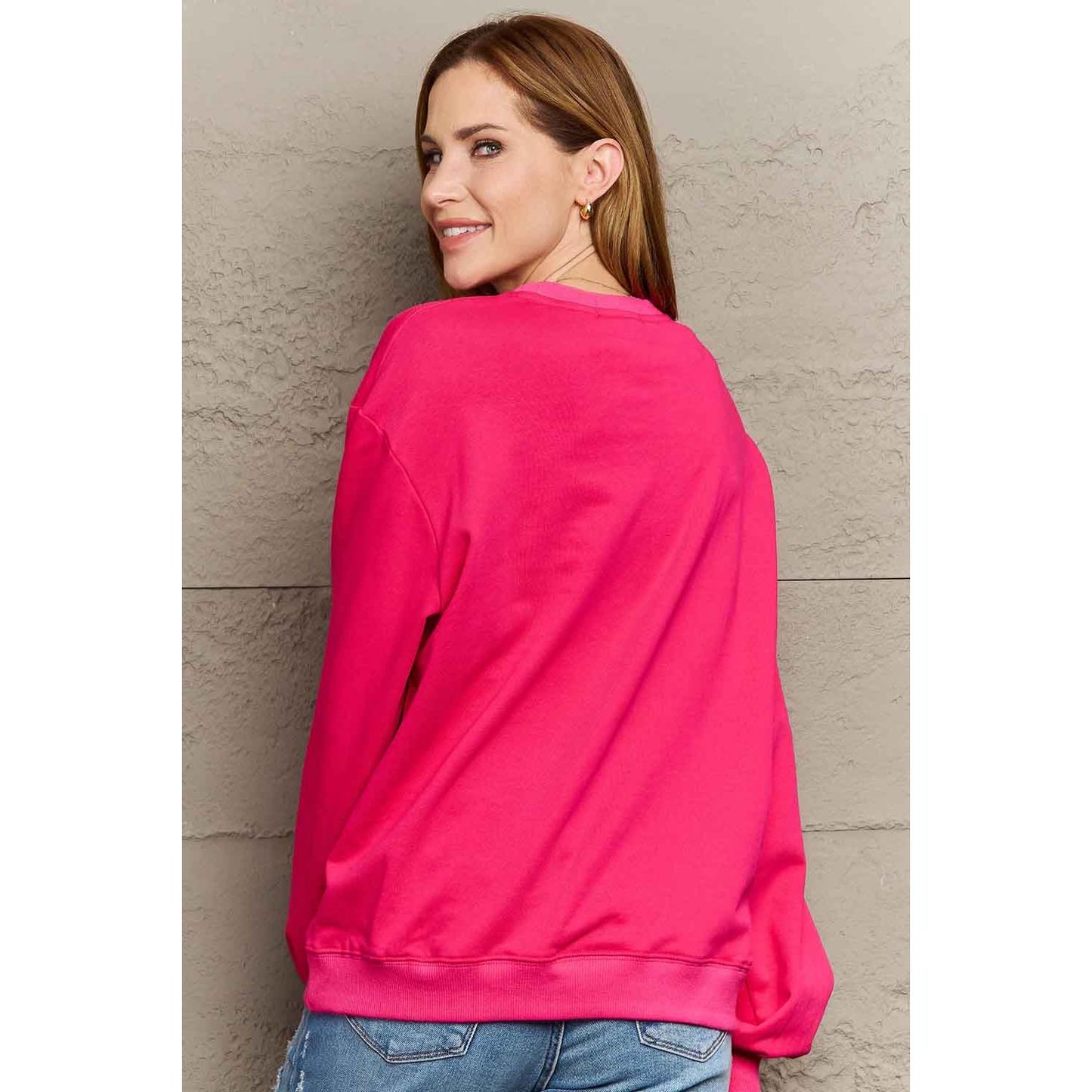 Simply Love Simply Love Full Size Round Neck Dropped Shoulder RODEO Graphic Sweatshirt