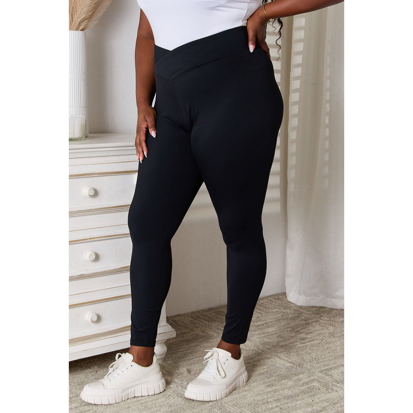 Basic Bae V-Waistband Sports Leggings