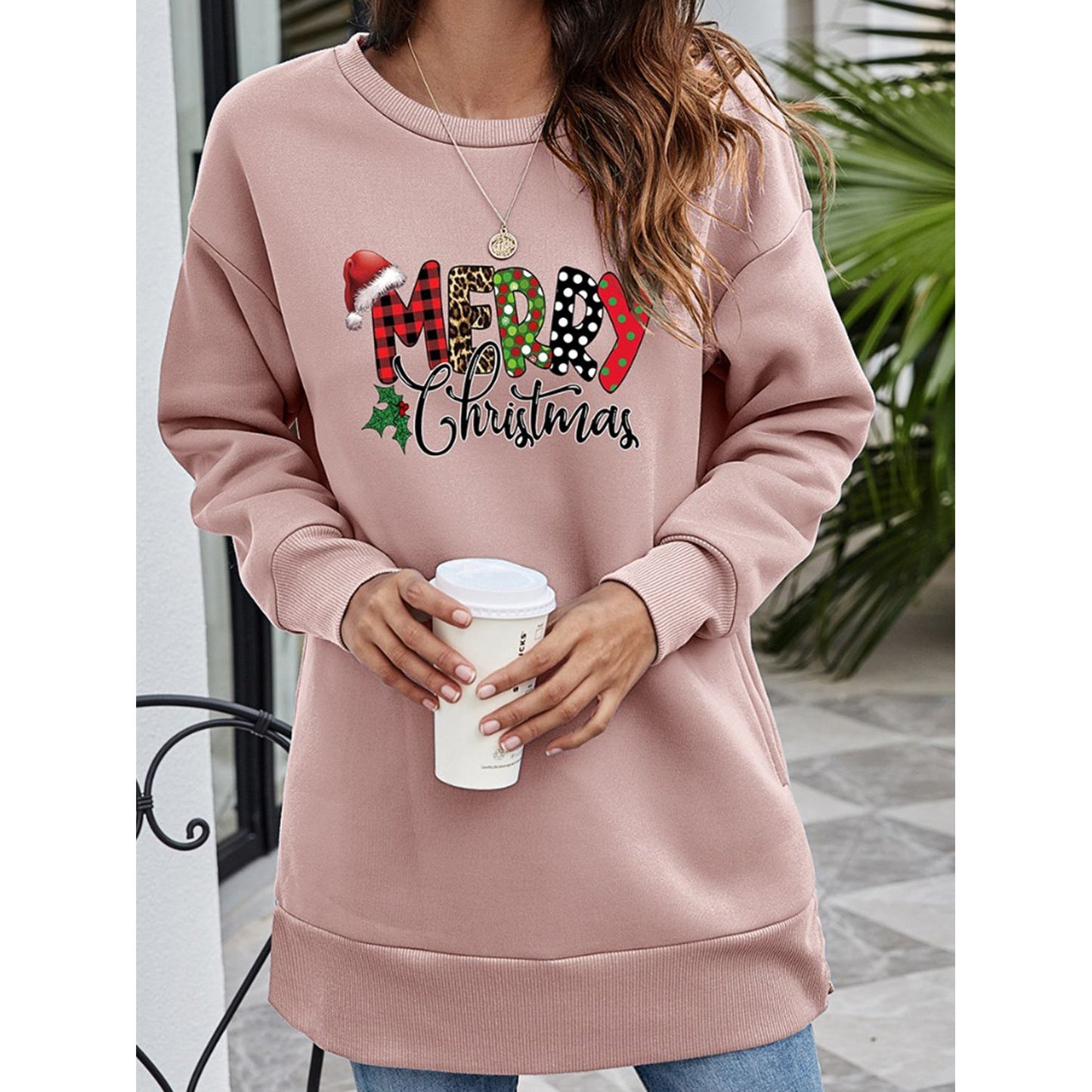 MERRY CHRISTMAS Graphic Sweatshirt