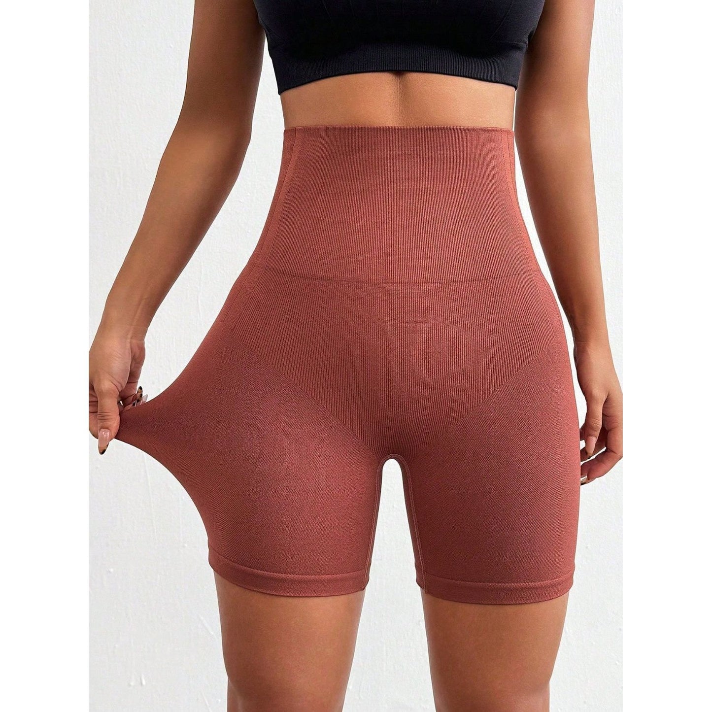 Seamless High Waist Active Shorts