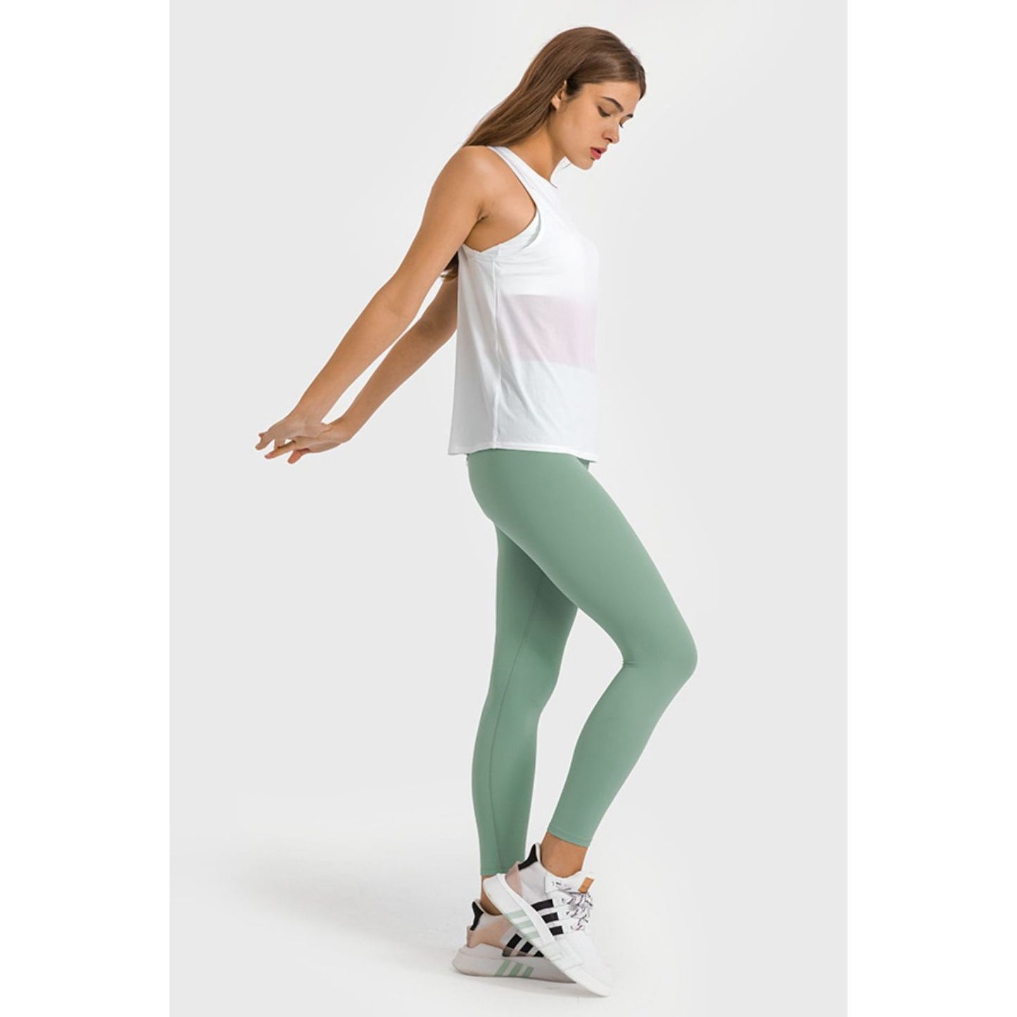 Millennia High Waist Ankle-Length Yoga Leggings