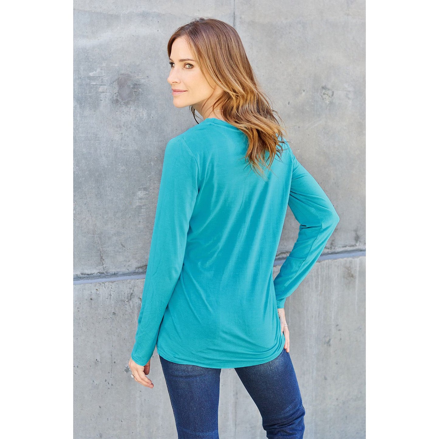 Basic Bae Full Size Round Neck Long Sleeve Top