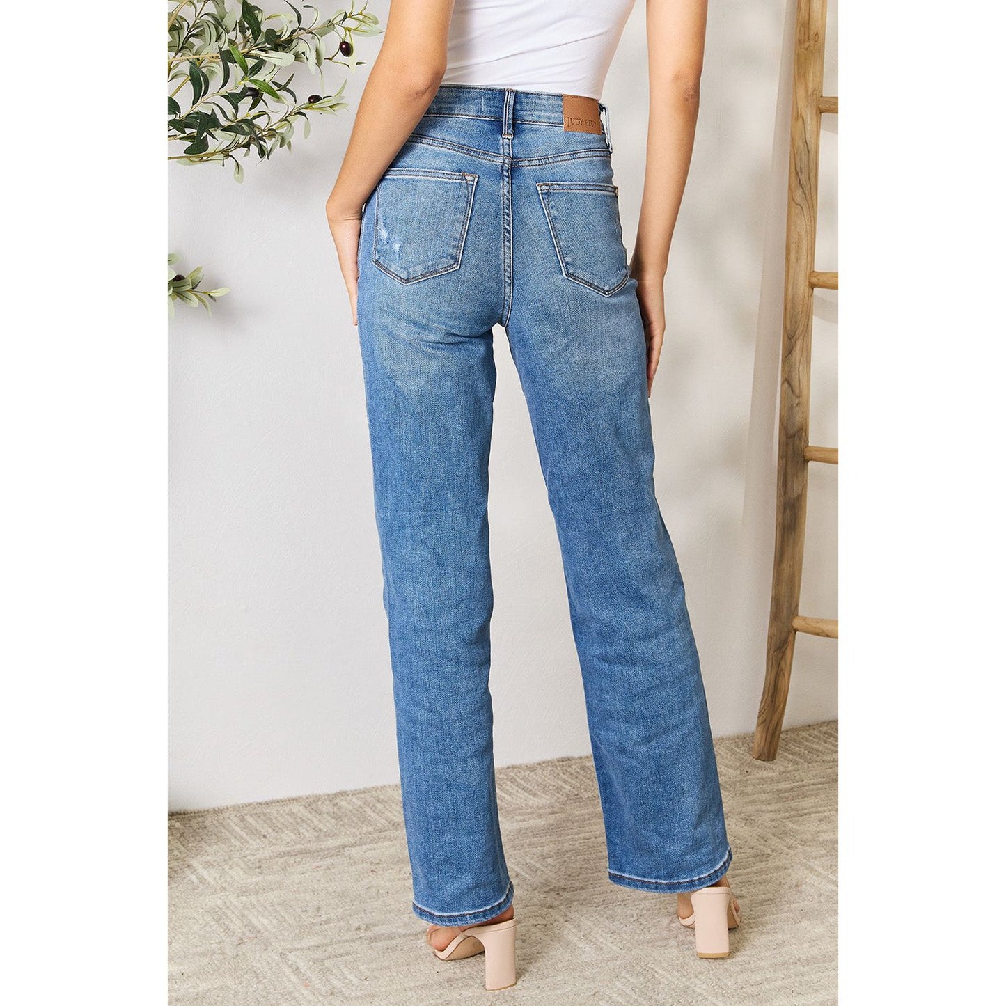 Judy Blue Full Size High Waist Distressed Jeans