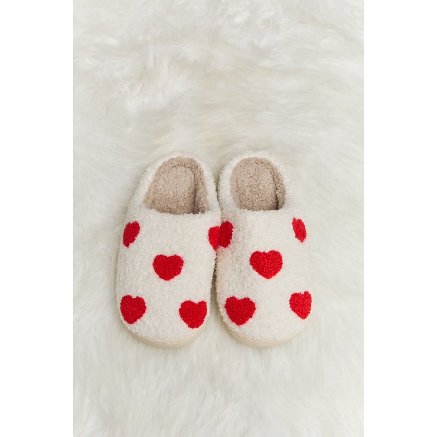 Melody Printed Plush Slide Slippers