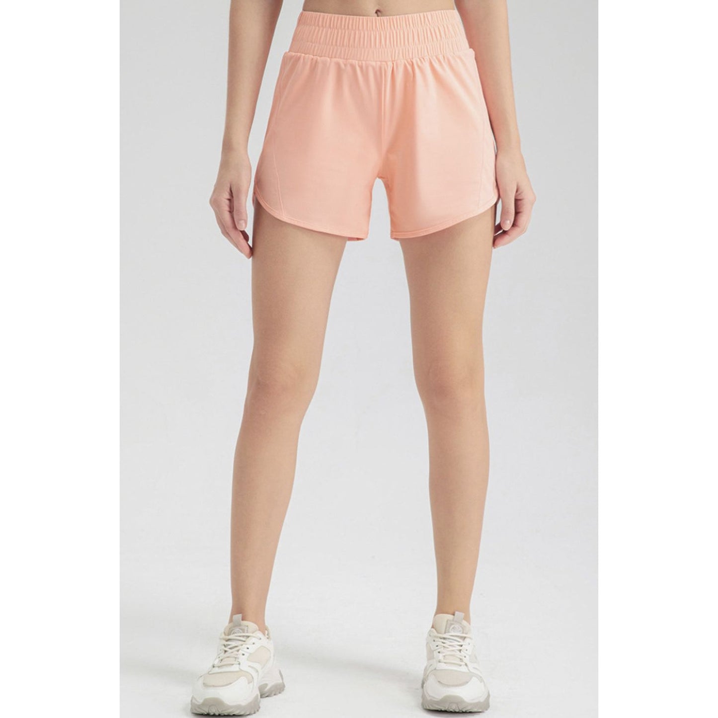 Elastic Waist Active Shorts