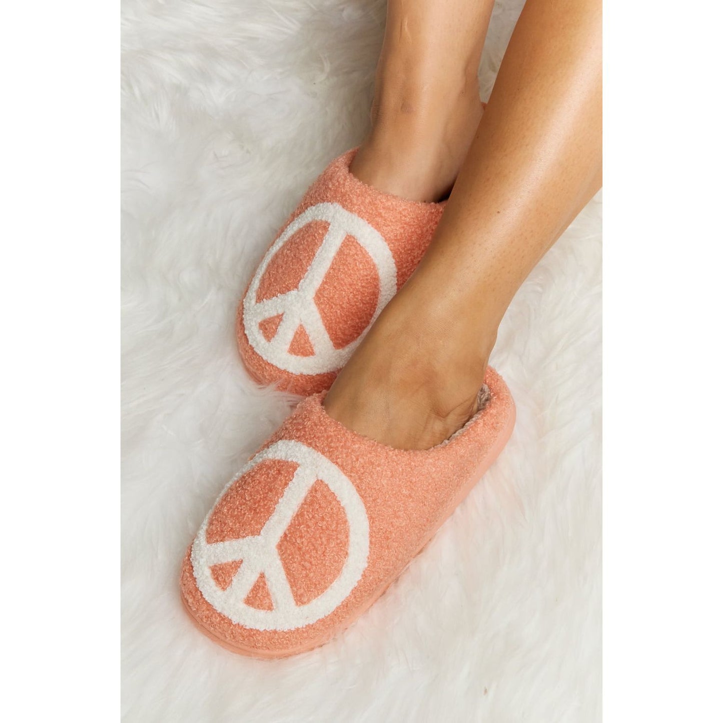 Melody Printed Plush Slide Slippers