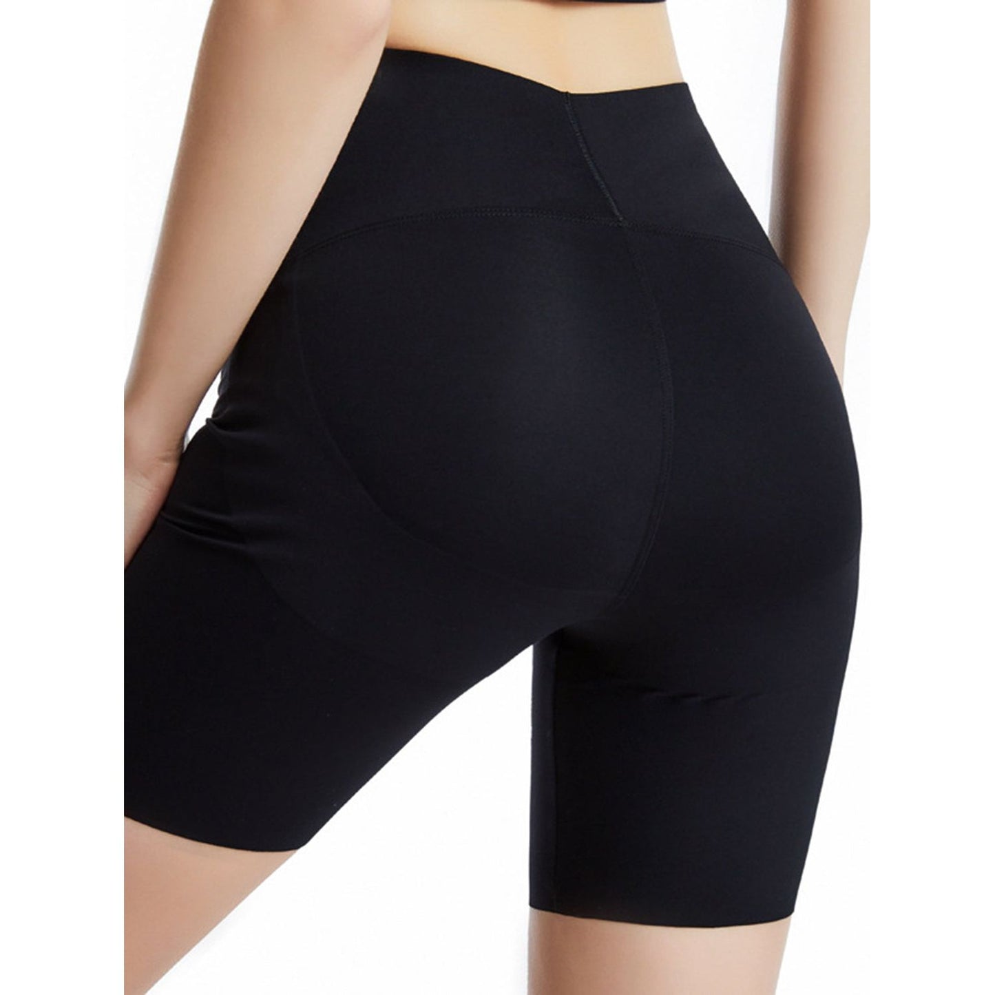 Wide Waistband Sports Shorts