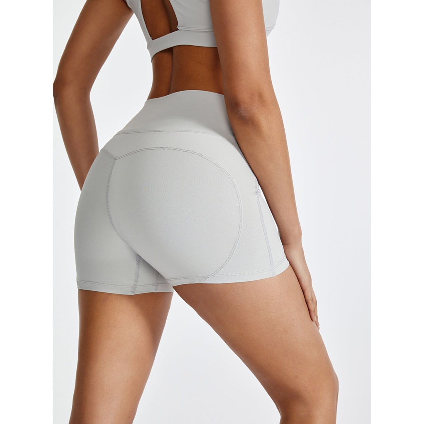 High Waist Active Shorts