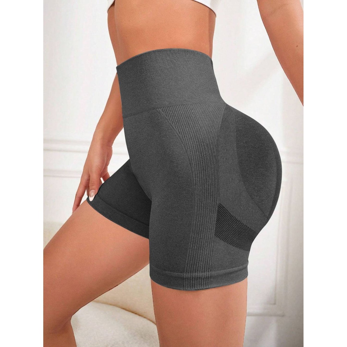 High Waist Active Shorts