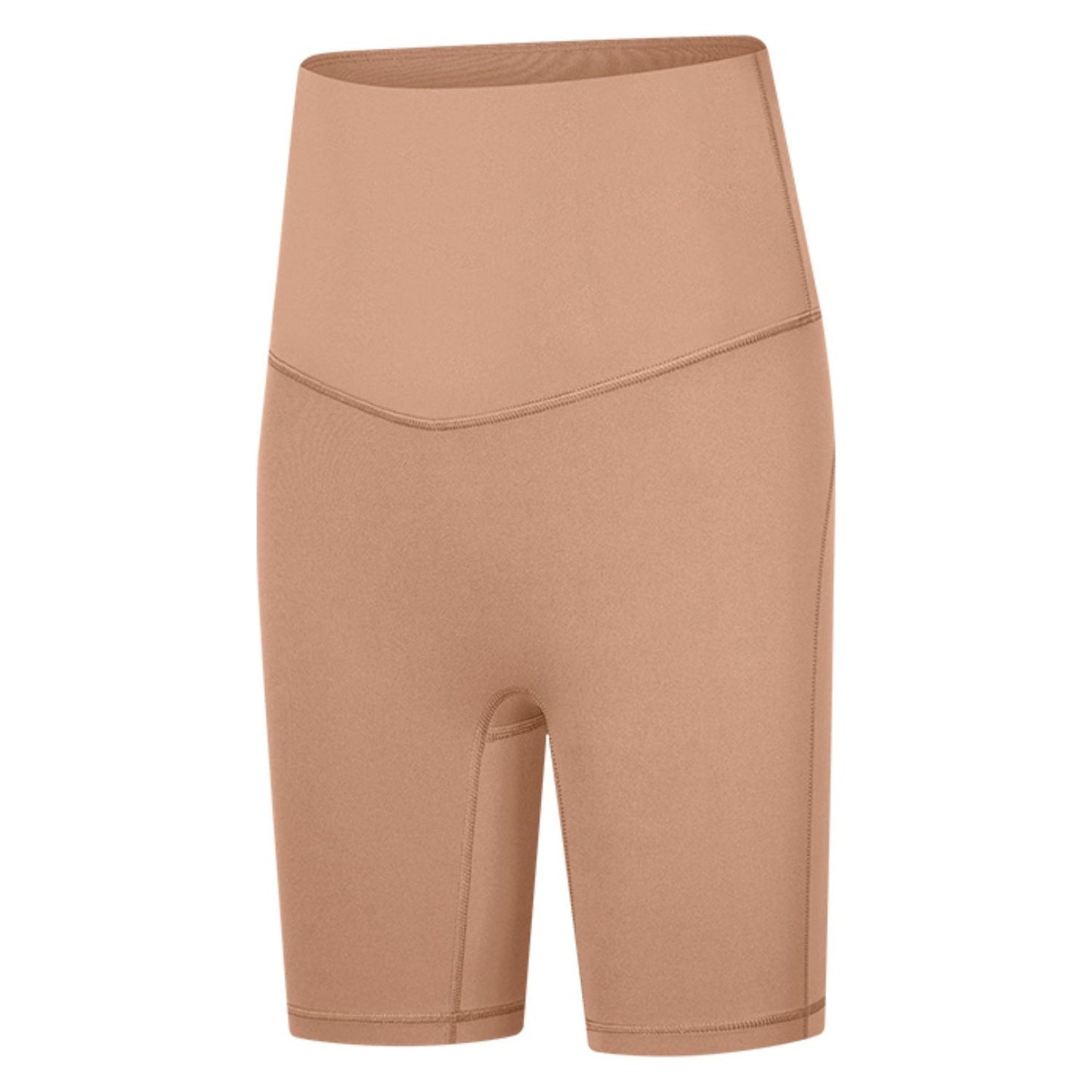 Seamless High-Rise Wide Waistband Biker Shorts