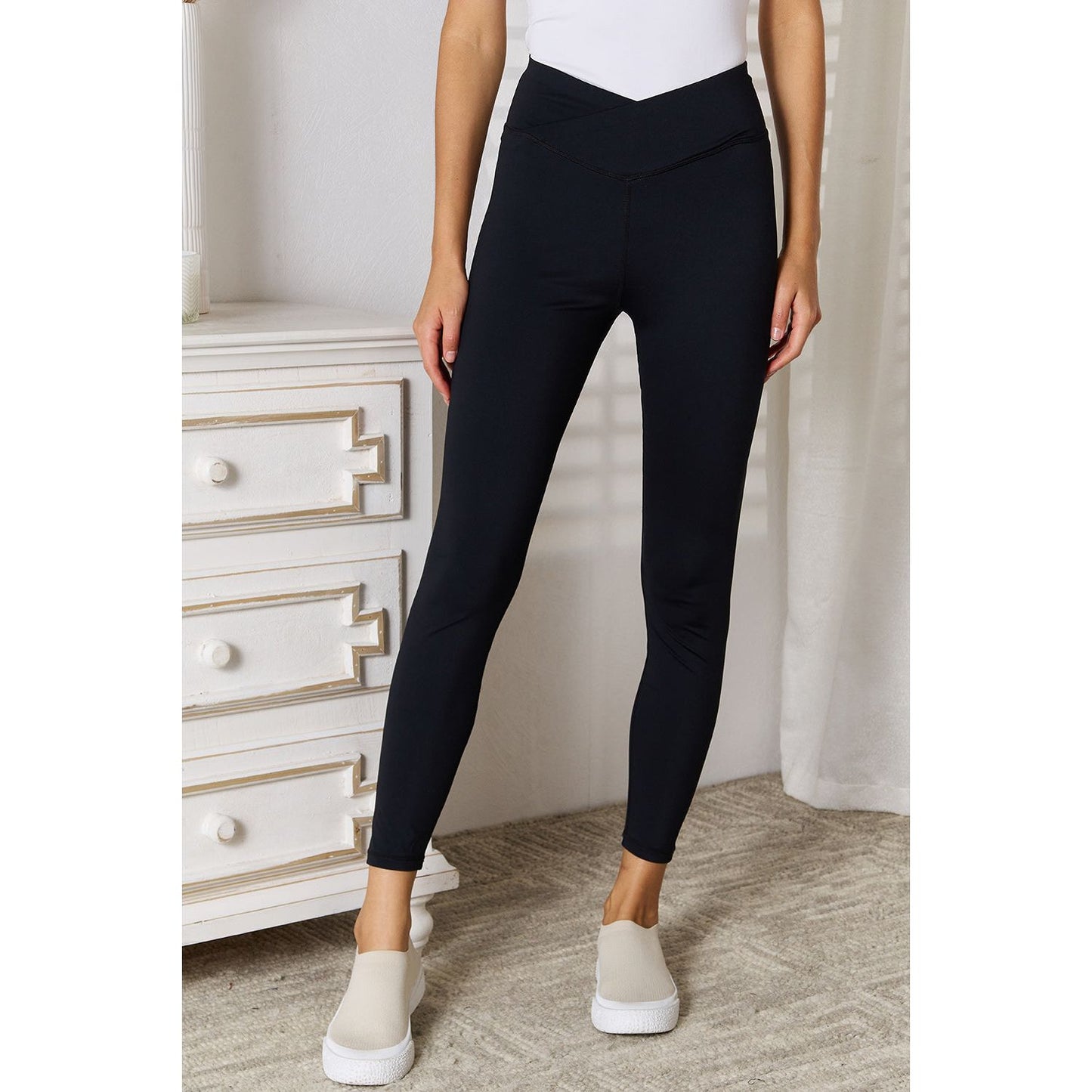 Basic Bae V-Waistband Sports Leggings