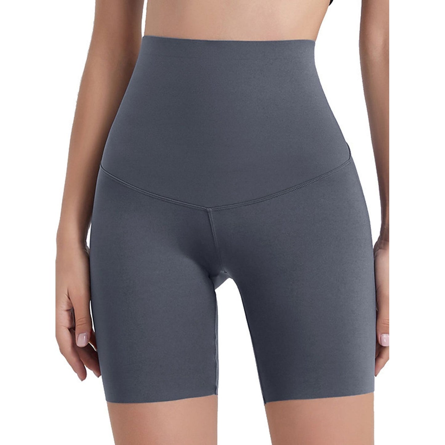 Wide Waistband Sports Shorts