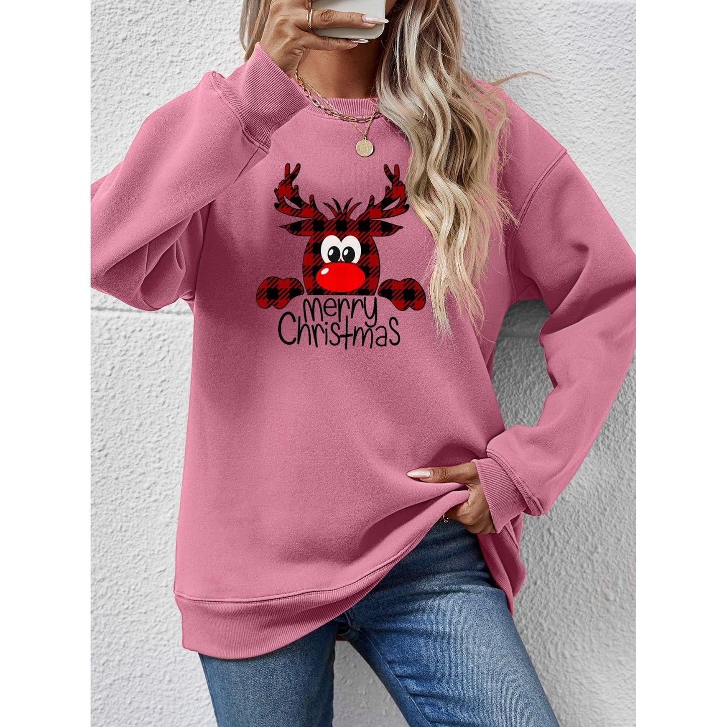 MERRY CHRISTMAS Graphic Sweatshirt