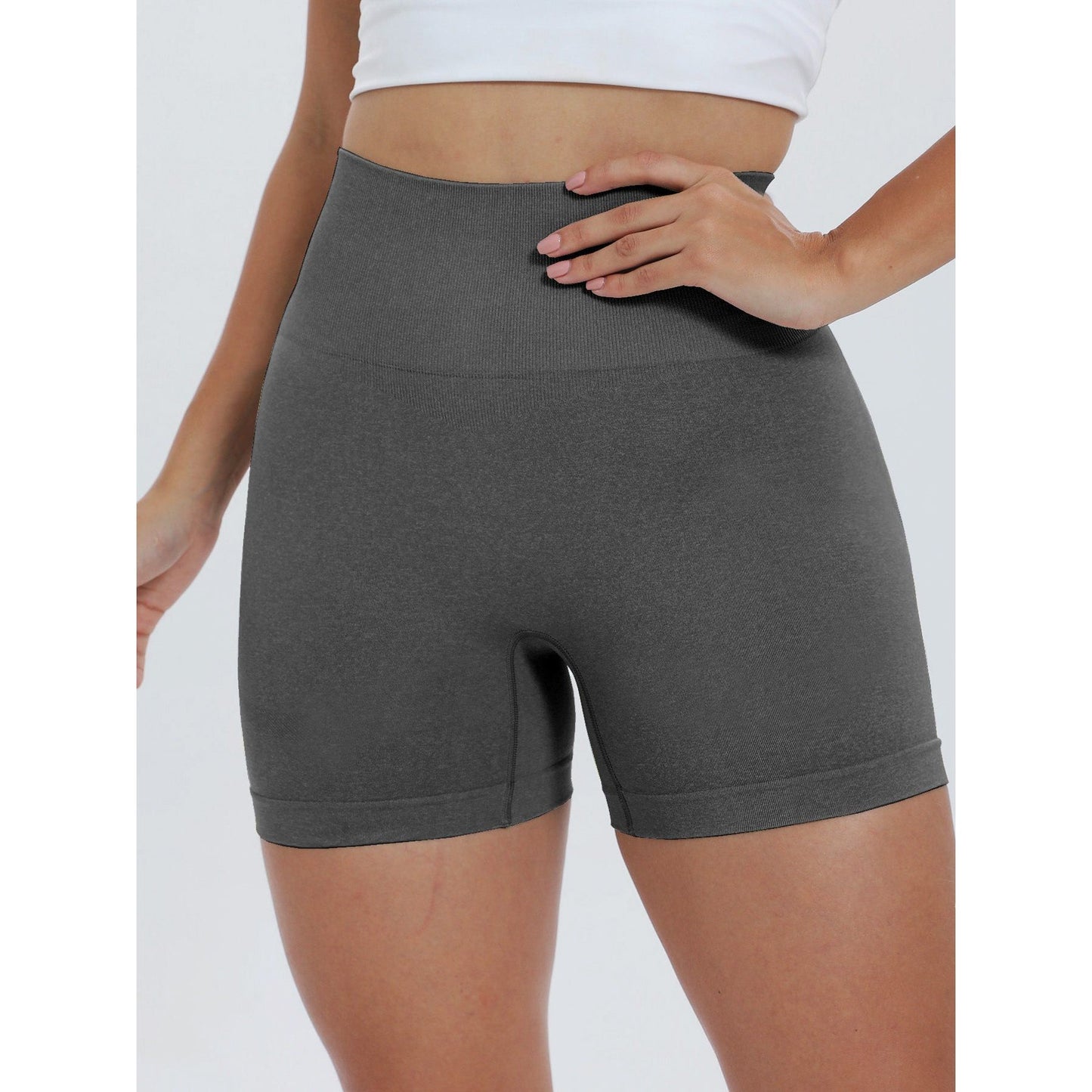 High Waist Active Shorts