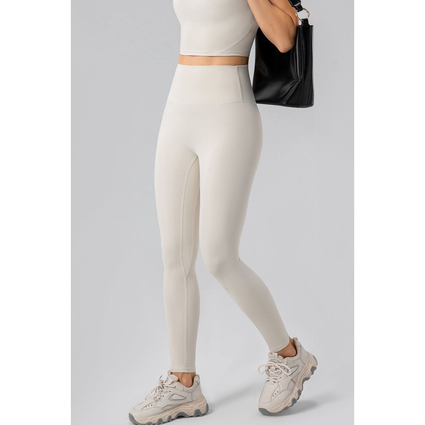 High Waist Wide Waistband Active Leggings