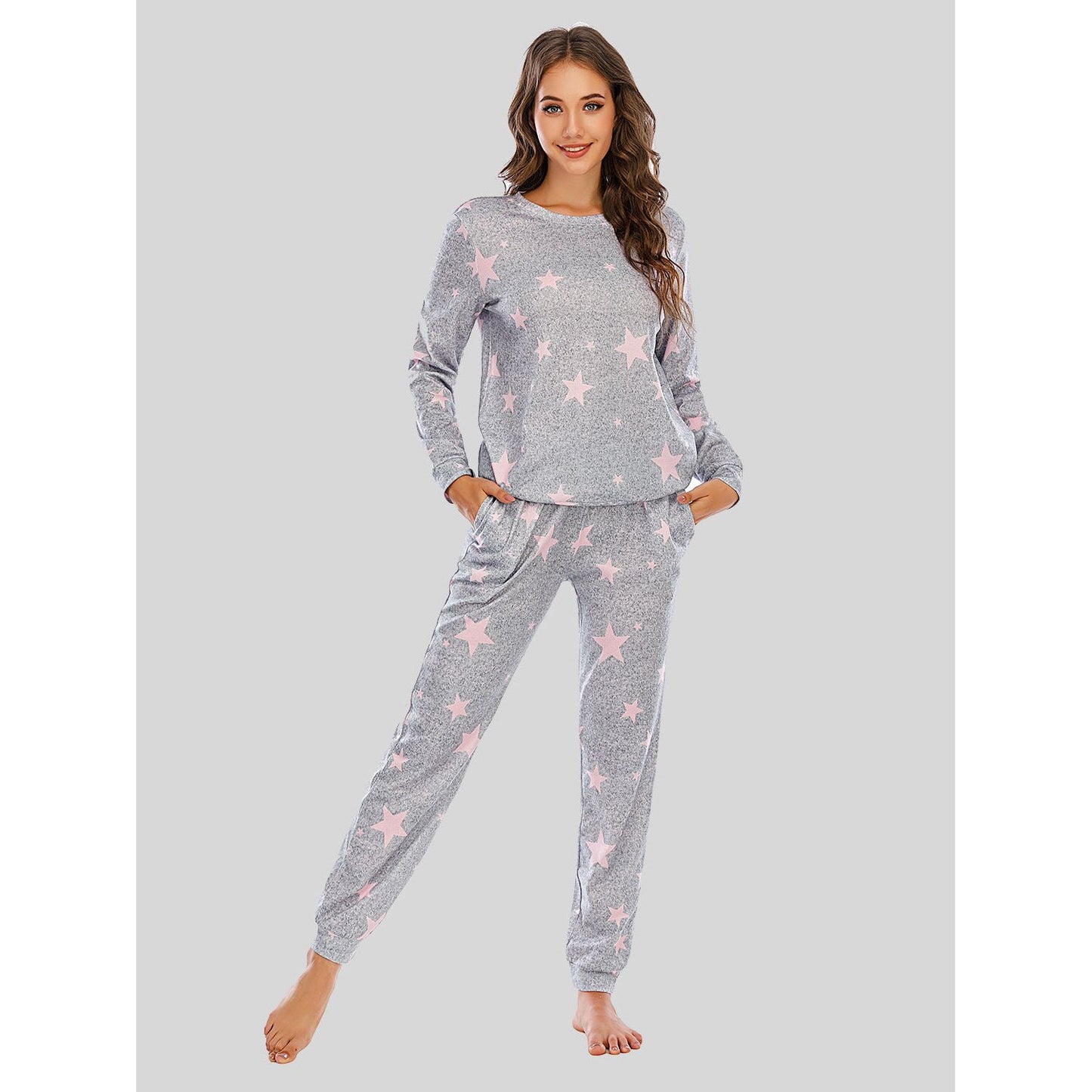 Star Top and Pants Lounge Set