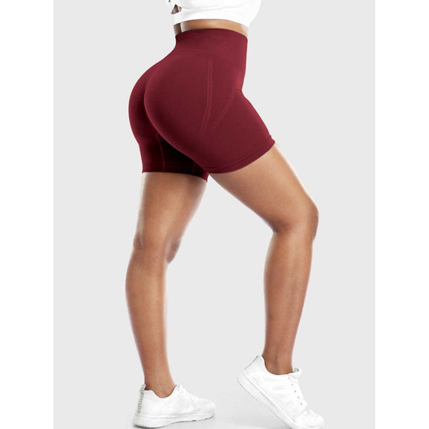 High Waist Active Shorts