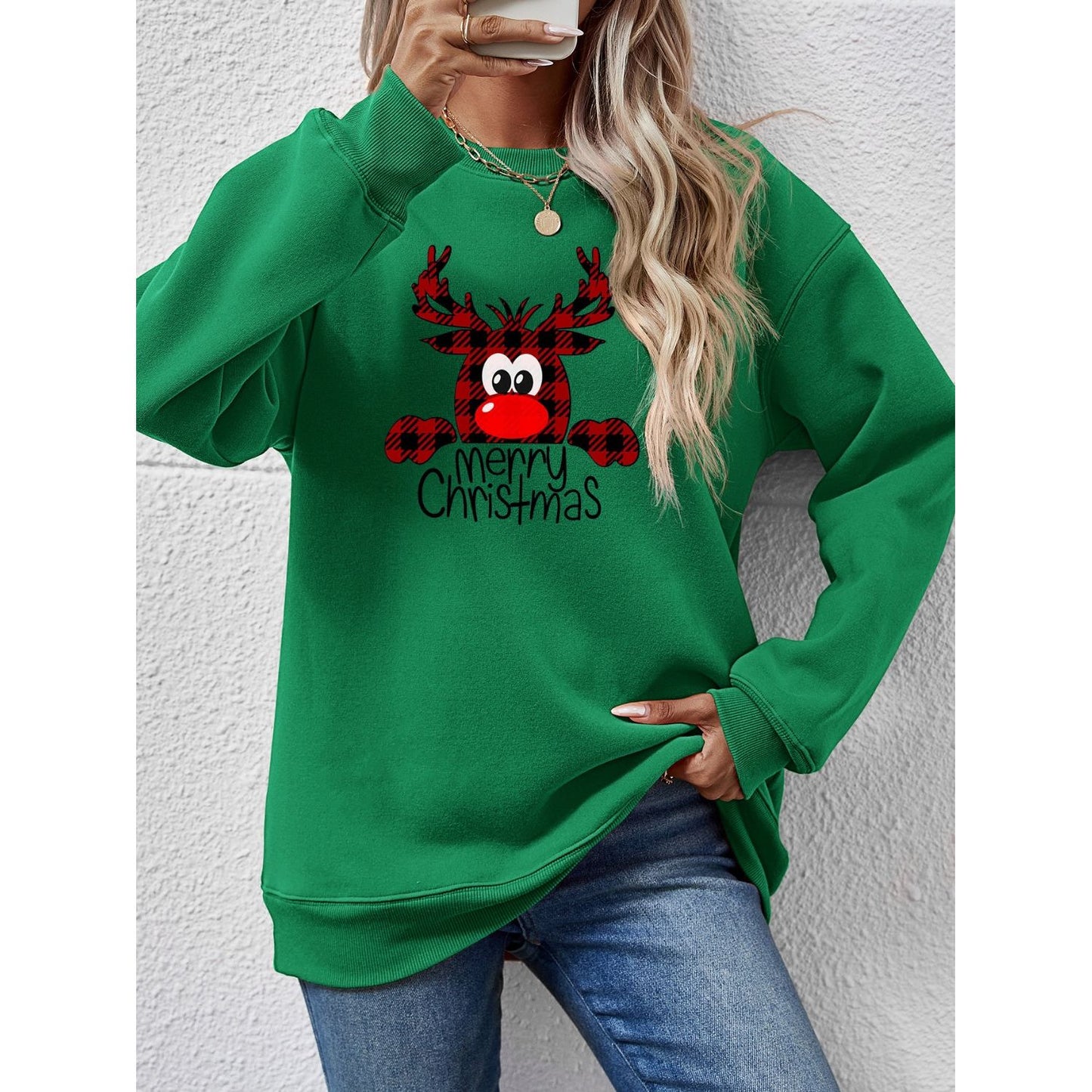 MERRY CHRISTMAS Graphic Sweatshirt