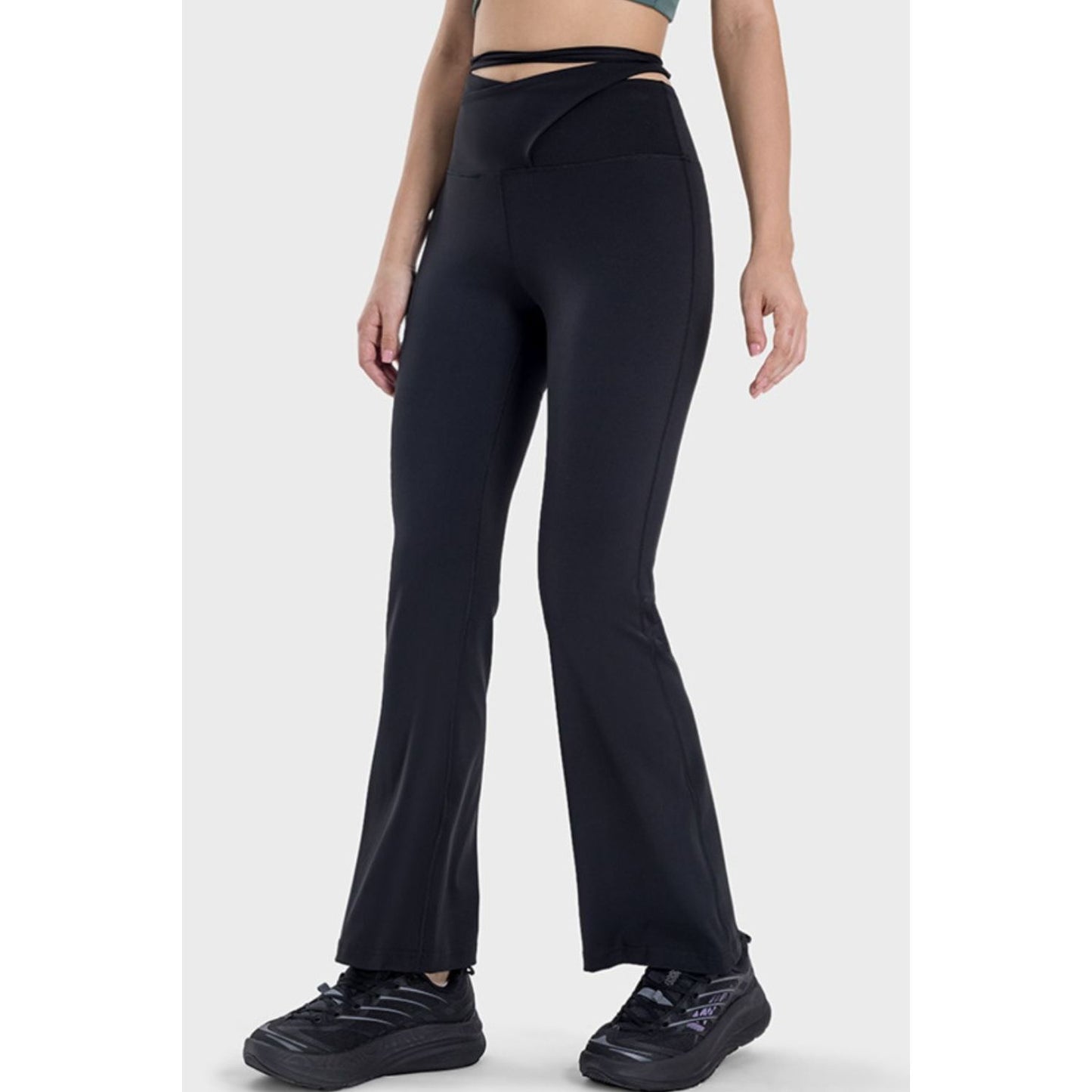 Millennia Tied Mid-Rise Waist Active Pants