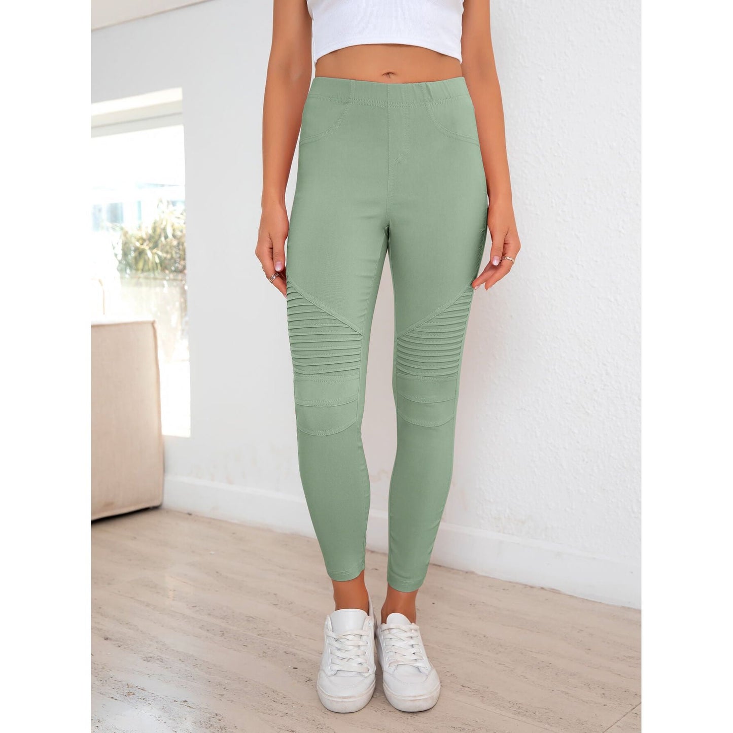 Ribbed Detail Leggings