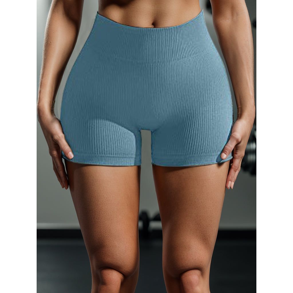 High Waist Active Shorts